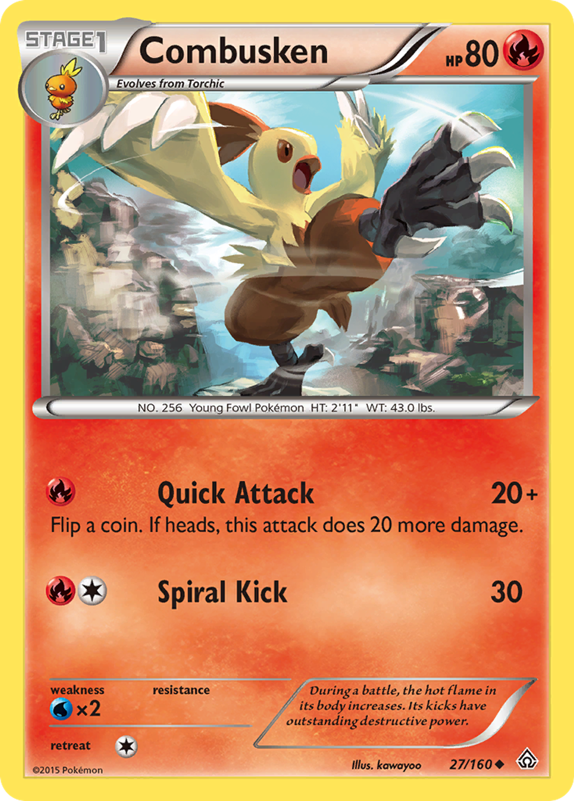 Combusken — XY - Primal Clash — Pokemon