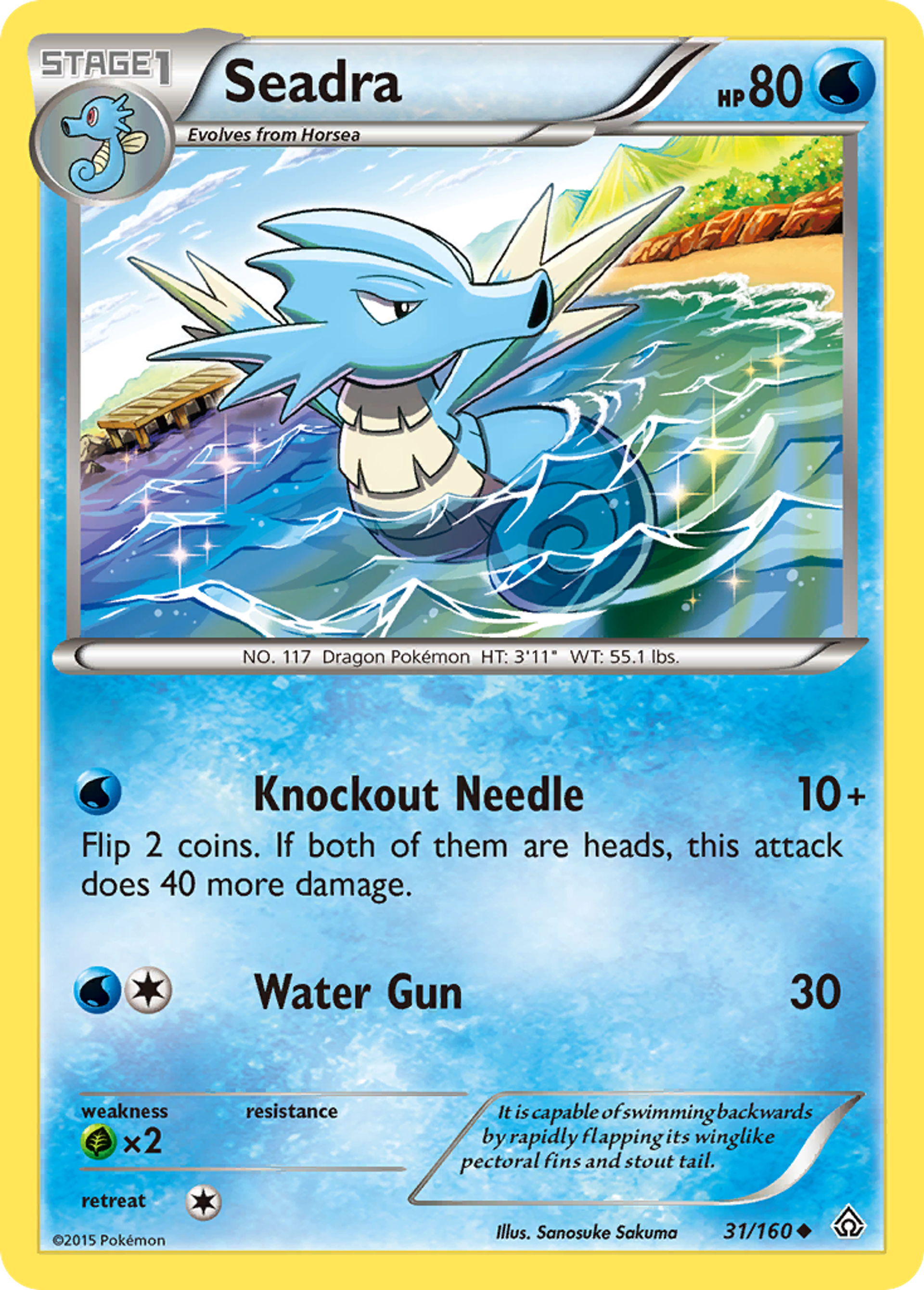 Seadra — XY - Primal Clash — Pokemon