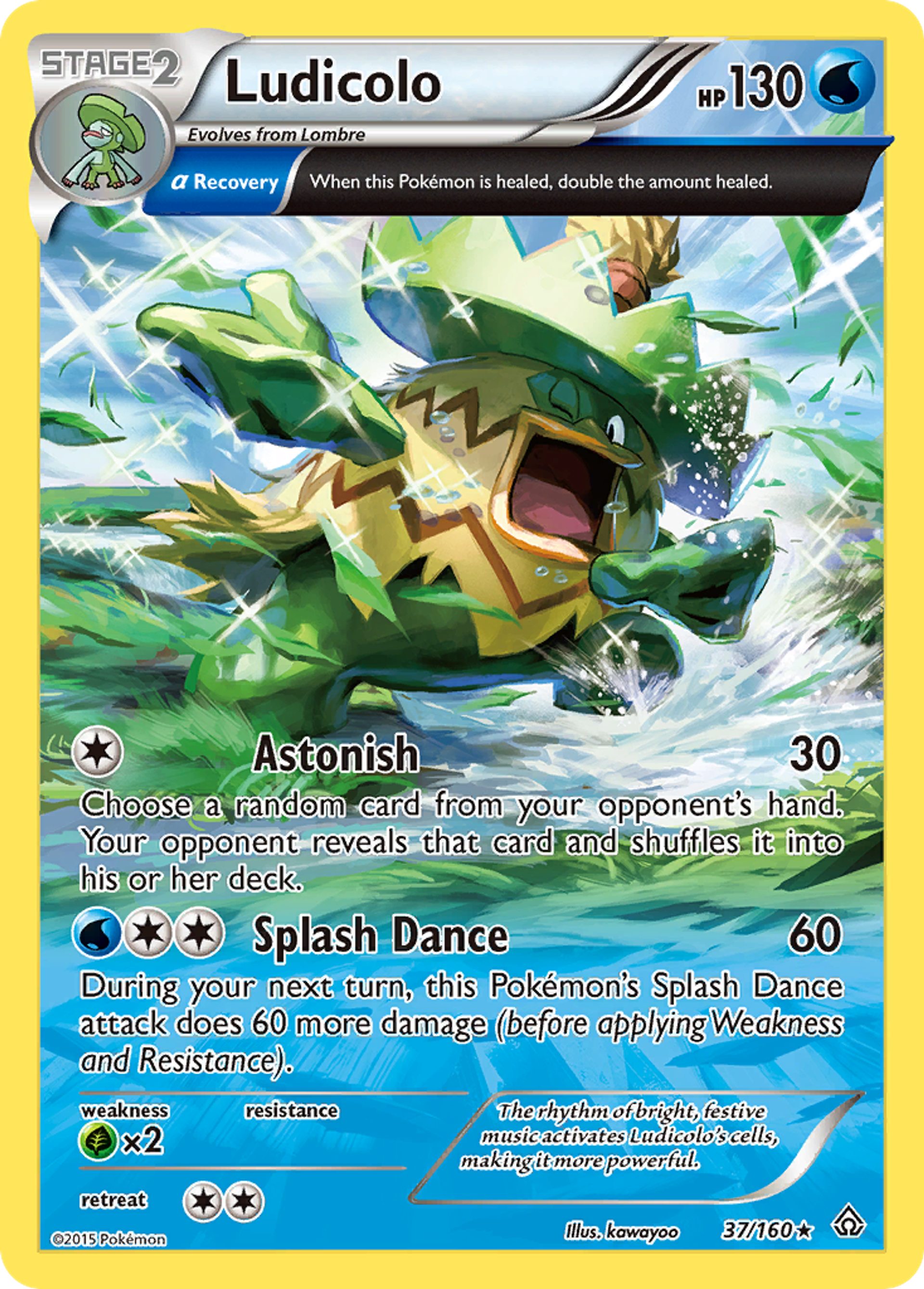 Ludicolo — XY - Primal Clash — Pokemon