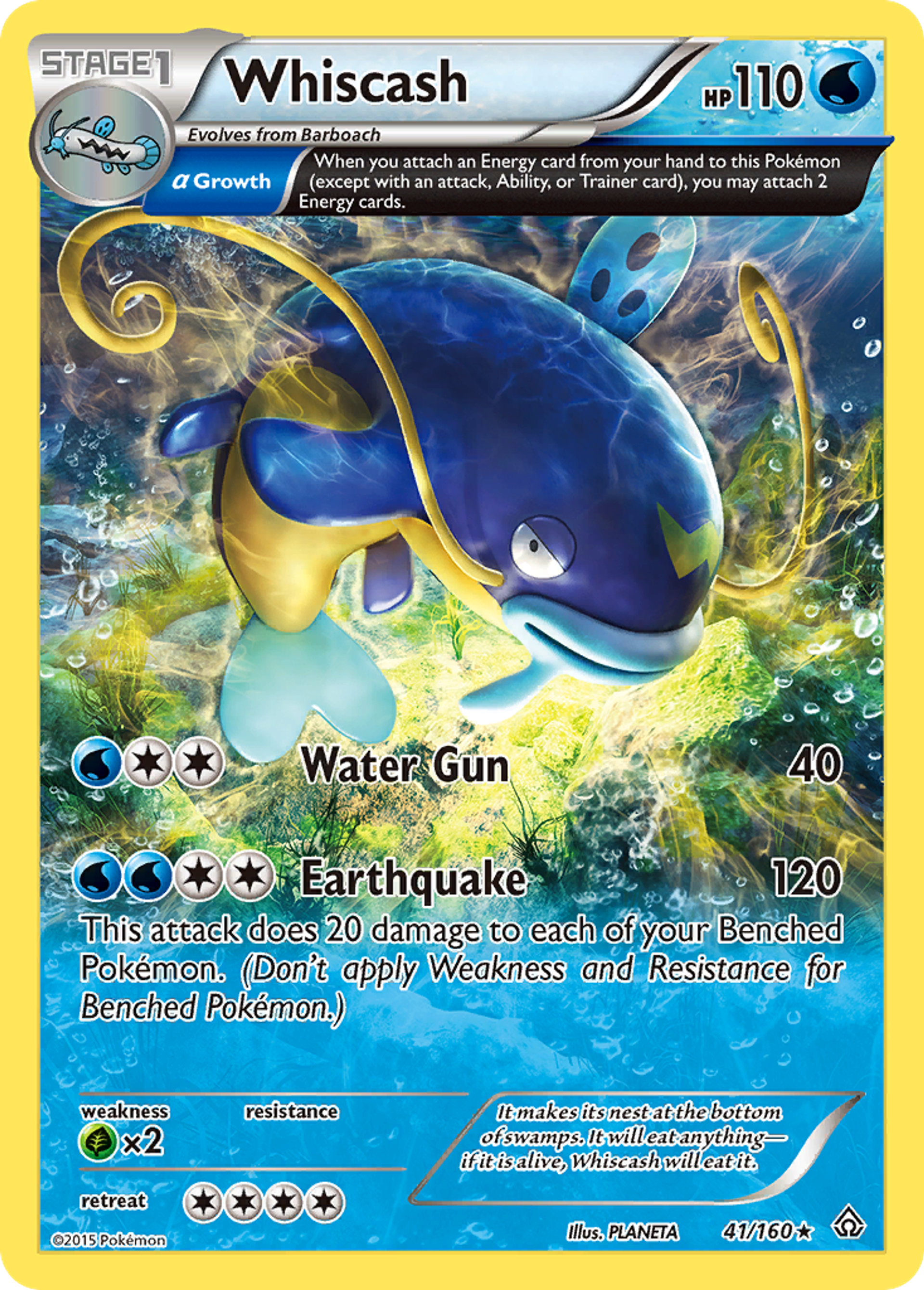 Whiscash — XY - Primal Clash — Pokemon