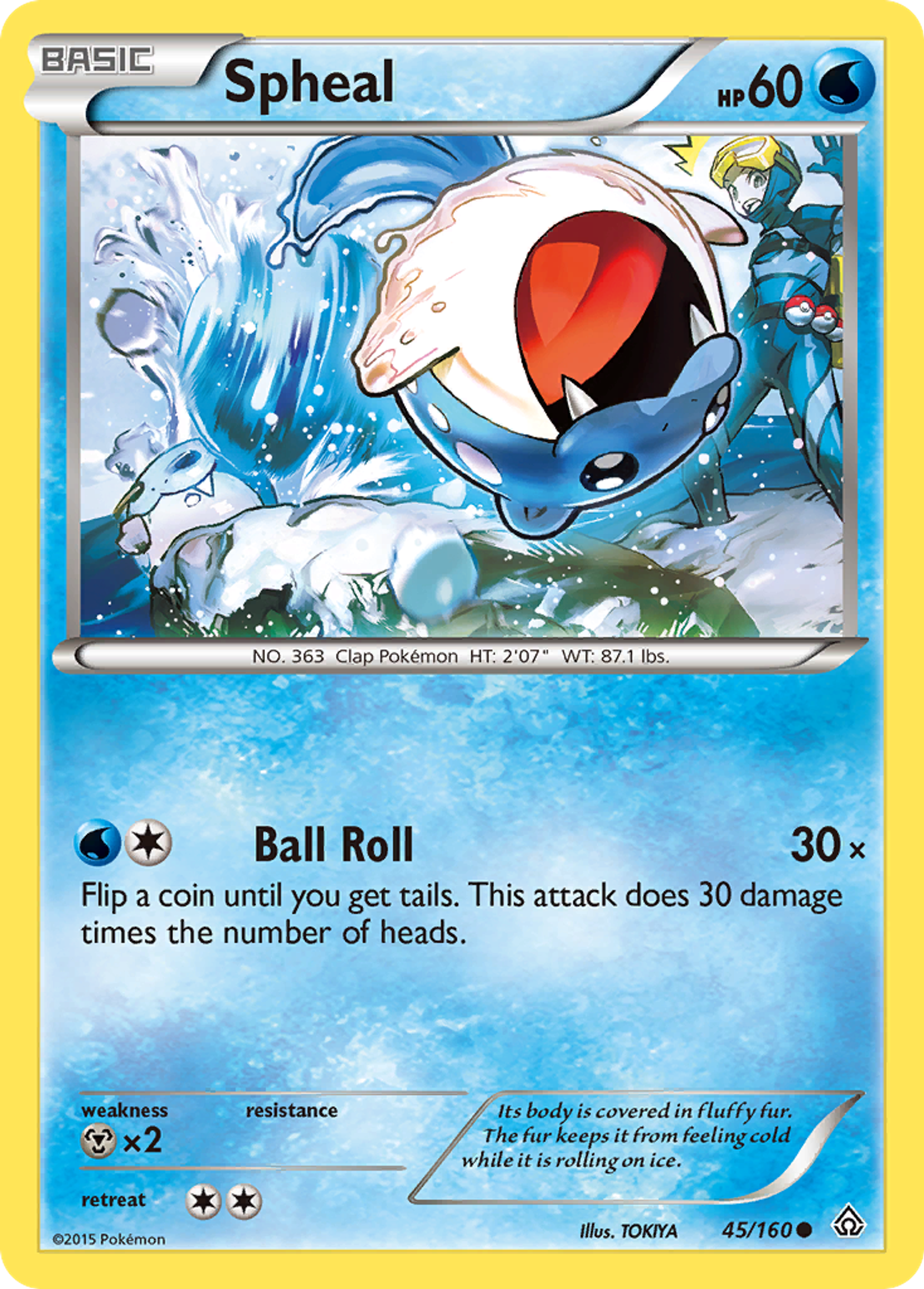 Spheal — XY - Primal Clash — Pokemon