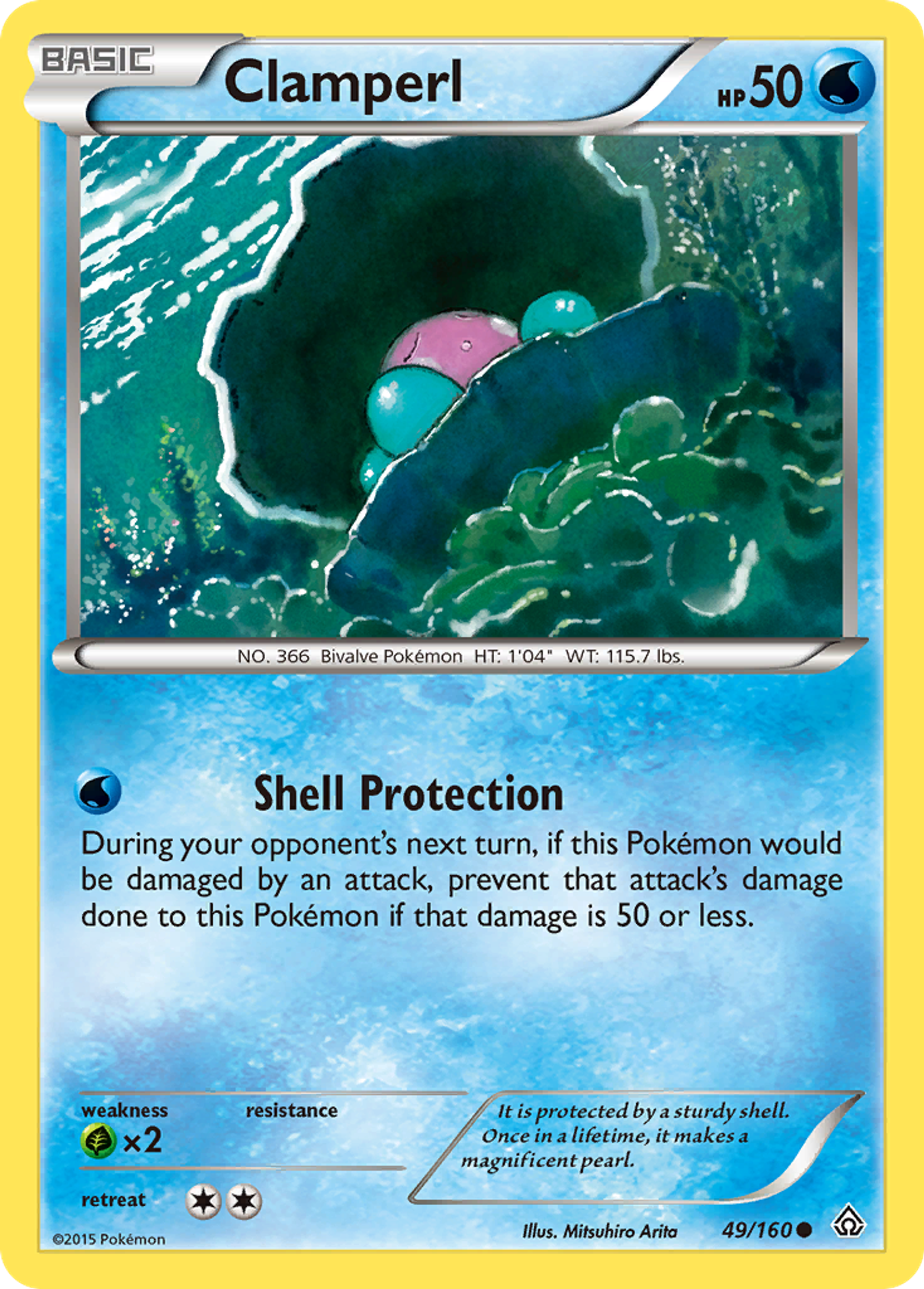 Clamperl — XY - Primal Clash — Pokemon