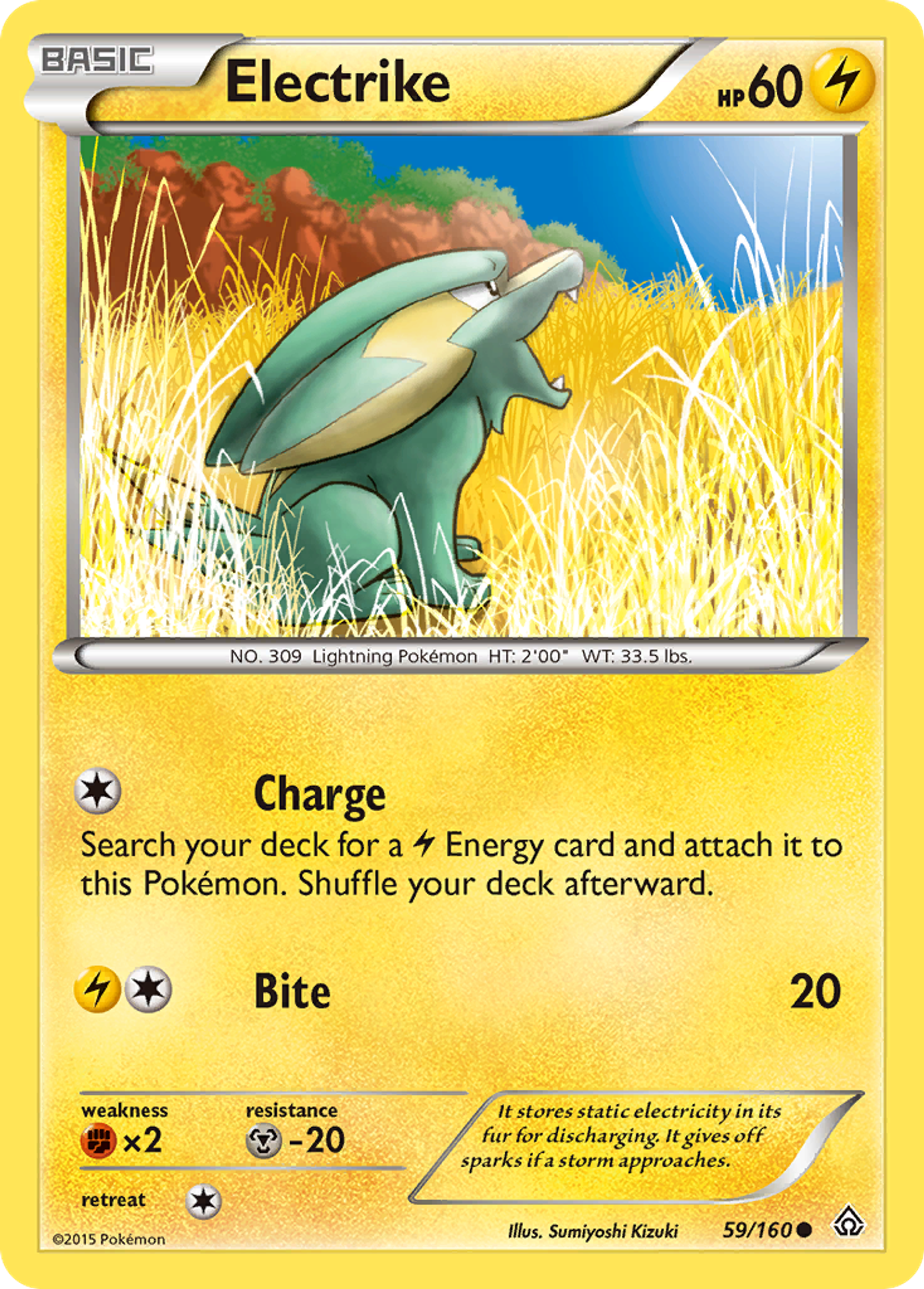 Electrike — XY - Primal Clash — Pokemon