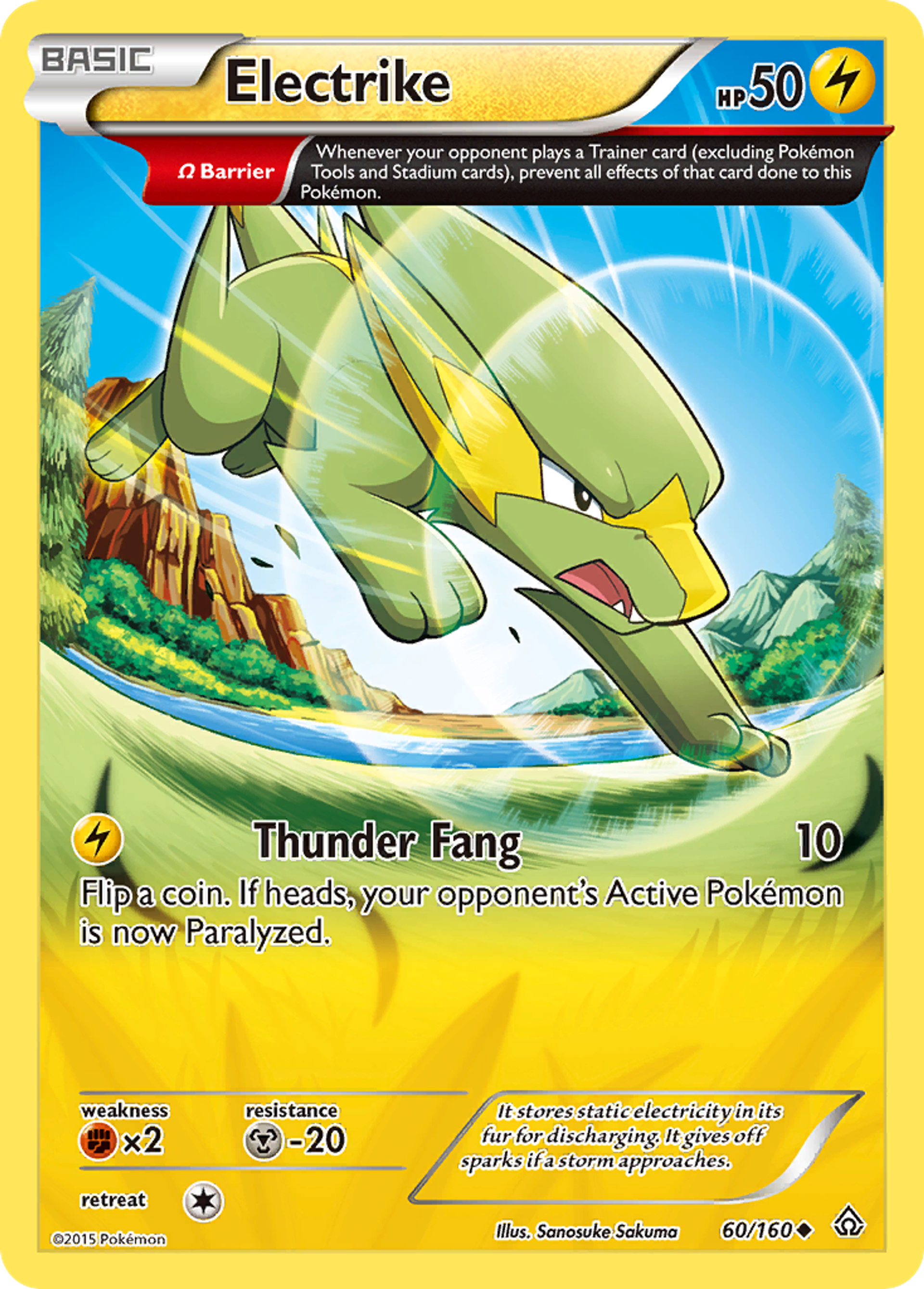 Electrike — XY - Primal Clash — Pokemon