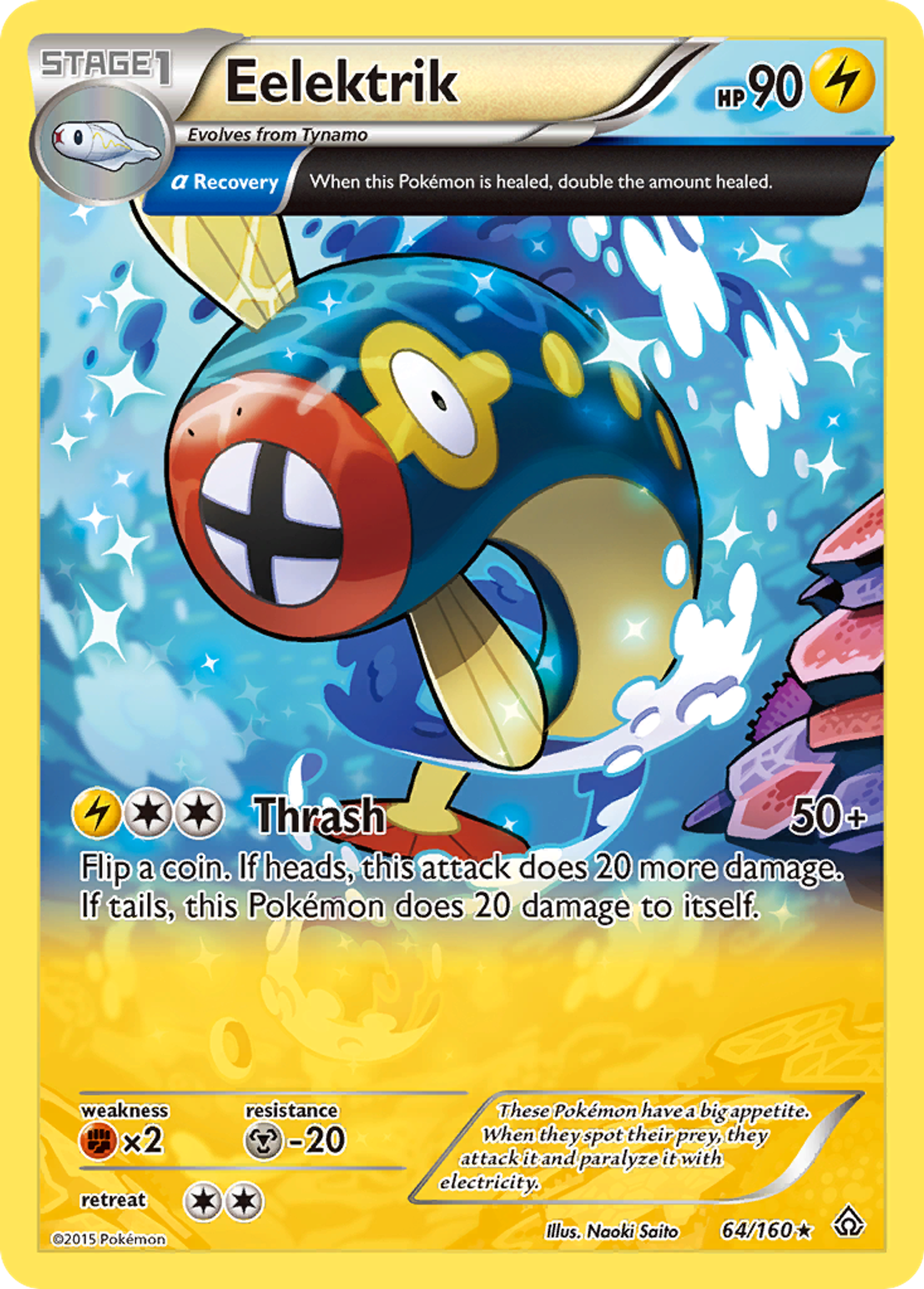 Eelektrik — XY - Primal Clash — Pokemon