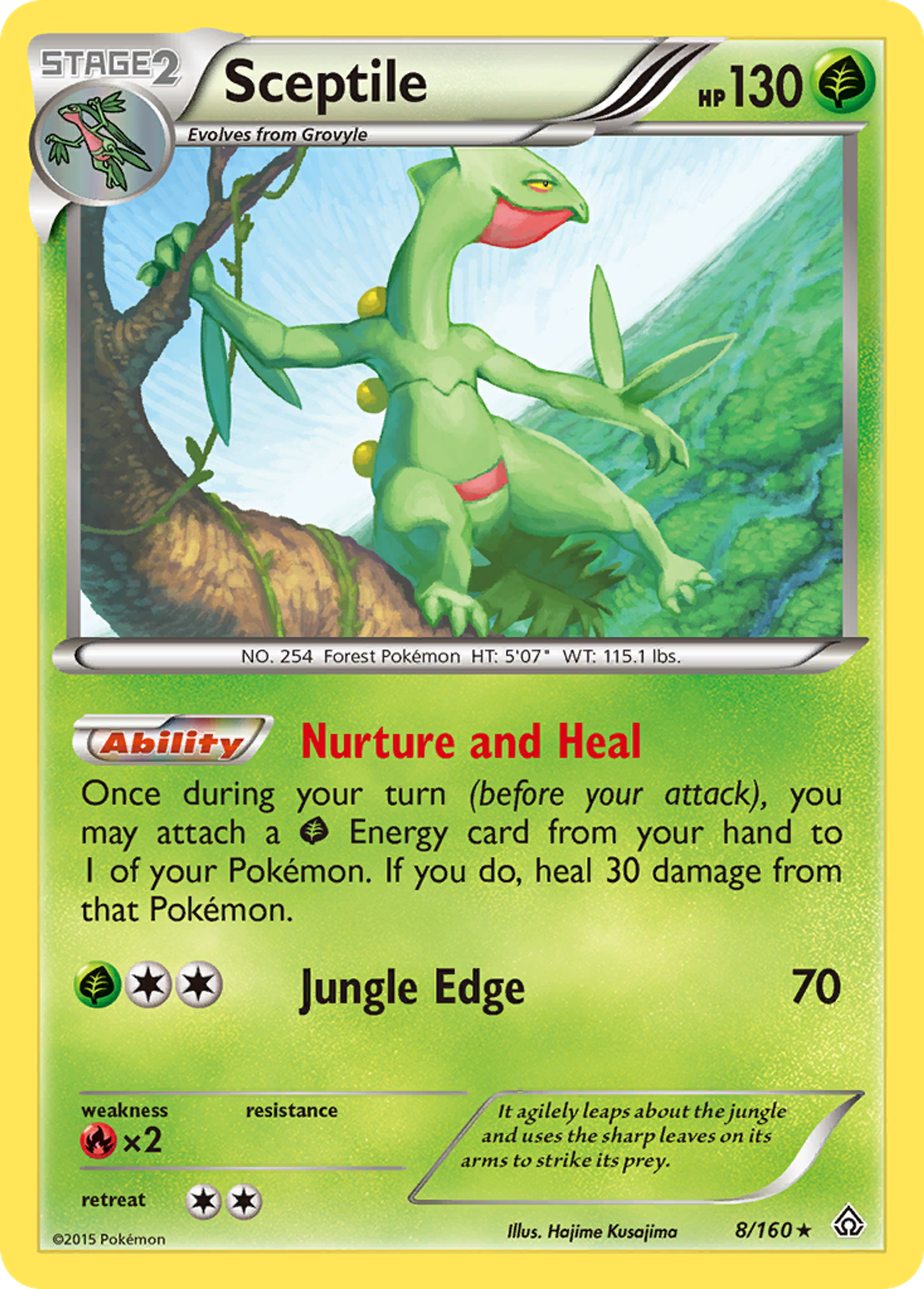 Sceptile — XY - Primal Clash — Pokemon