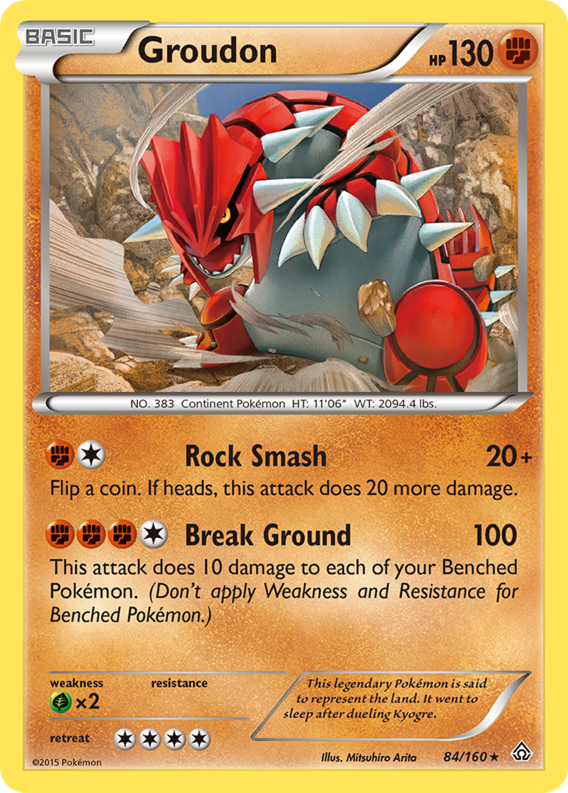 Groudon — XY - Primal Clash — Pokemon