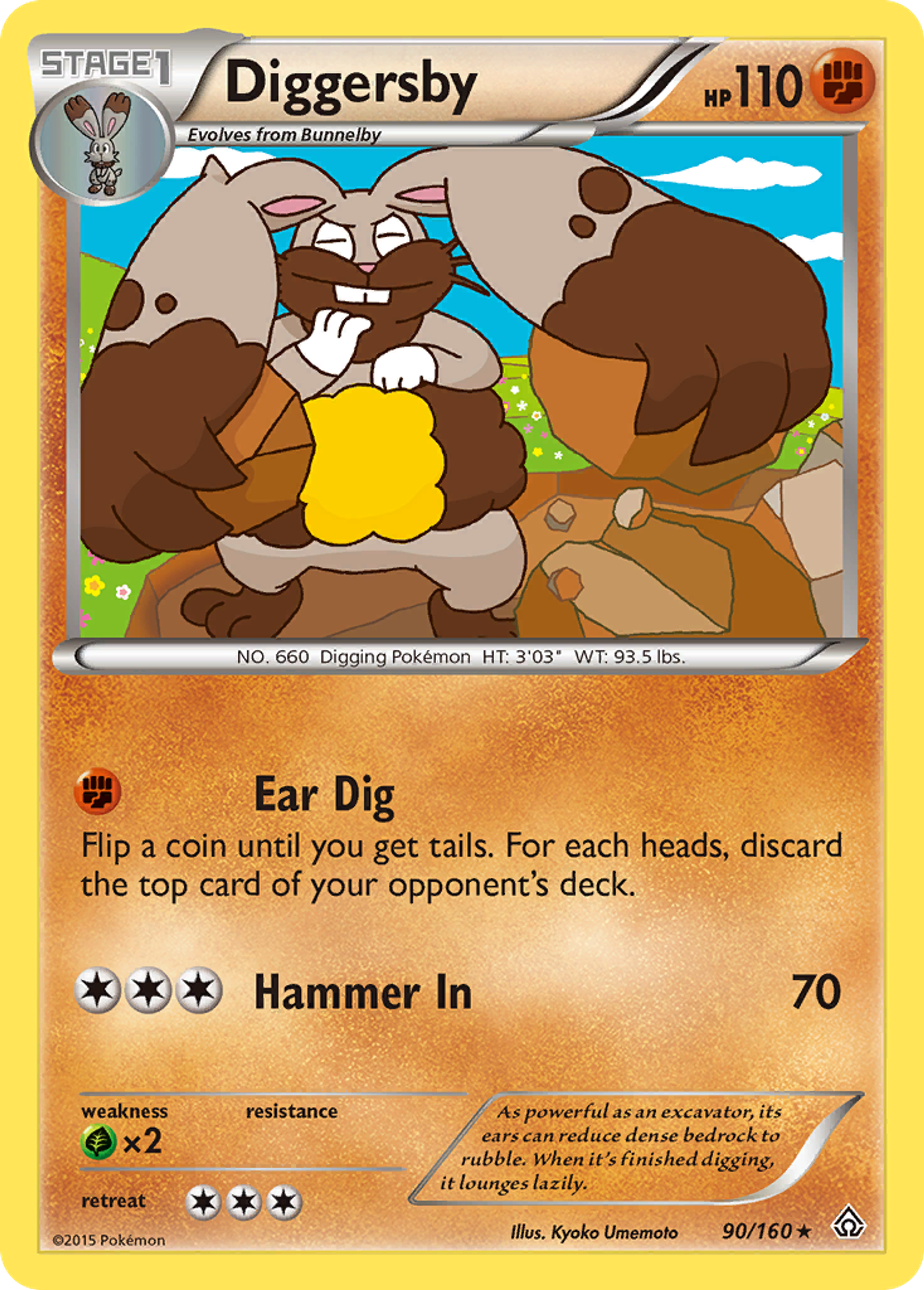Diggersby — XY - Primal Clash — Pokémon