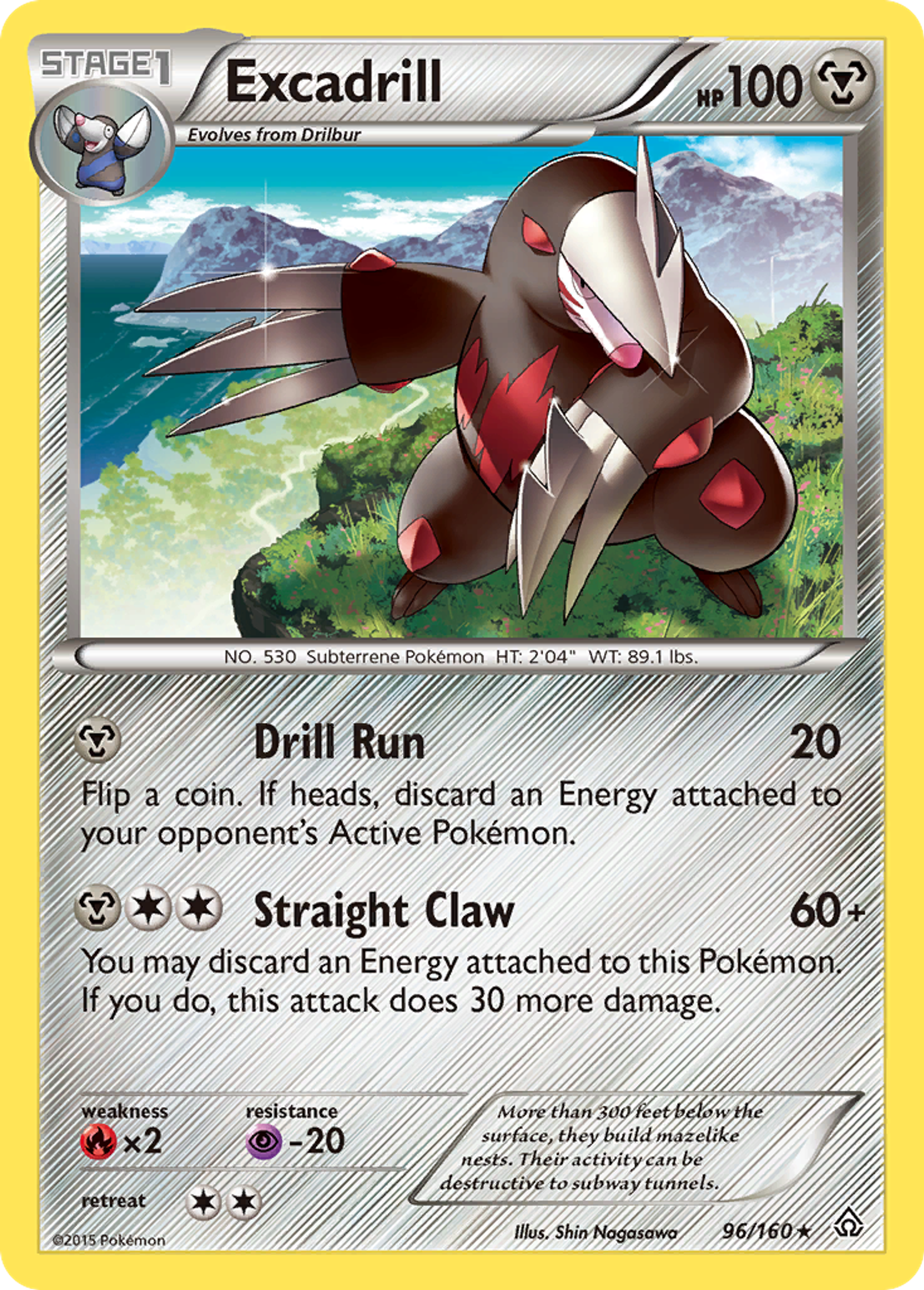 Excadrill — XY - Primal Clash — Pokemon
