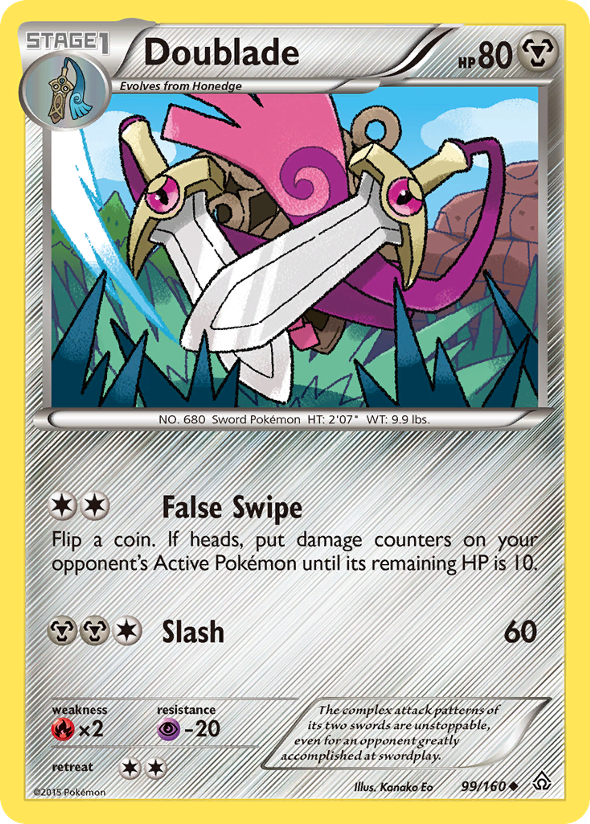 Doublade — XY - Primal Clash — Pokemon