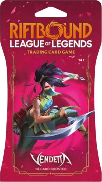 Vendetta :  Sleeved Booster — Vendetta — Riftbound: League of Legends TCG