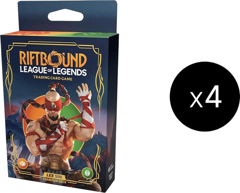 Origins : Lee Sin Champion Deck display — Origins - Main Set — Riftbound: League of Legends TCG