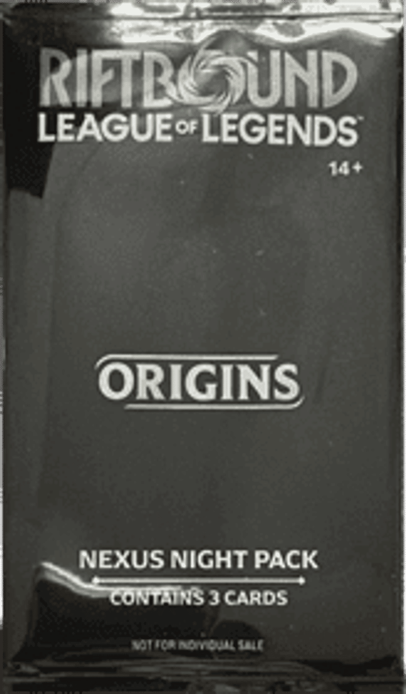 Origins : Nexus Night Booster from Origins - Promo Cards - Riftbound: League of Legends TCG