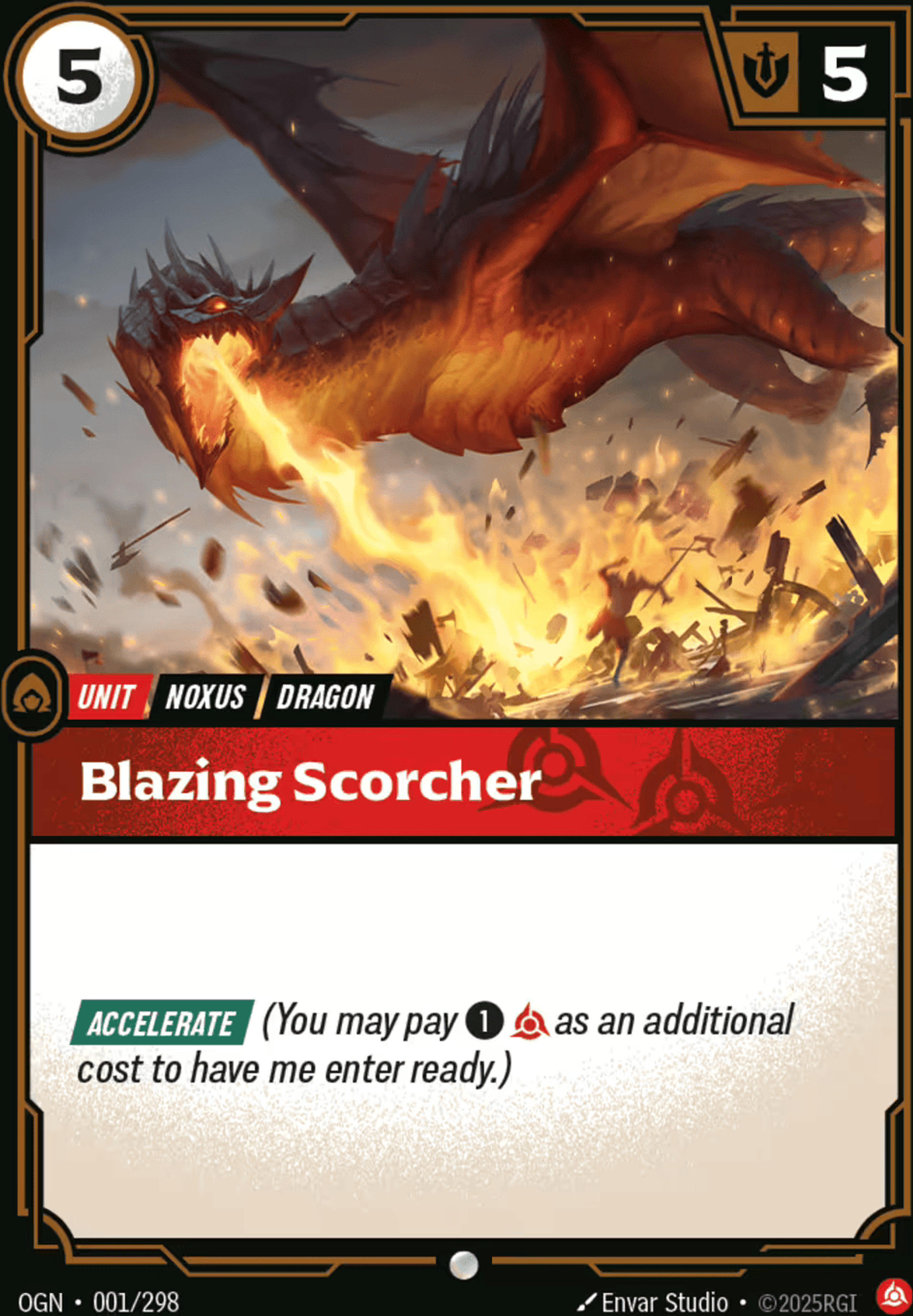 Blazing Scorcher — Origins - Main Set — Riftbound
