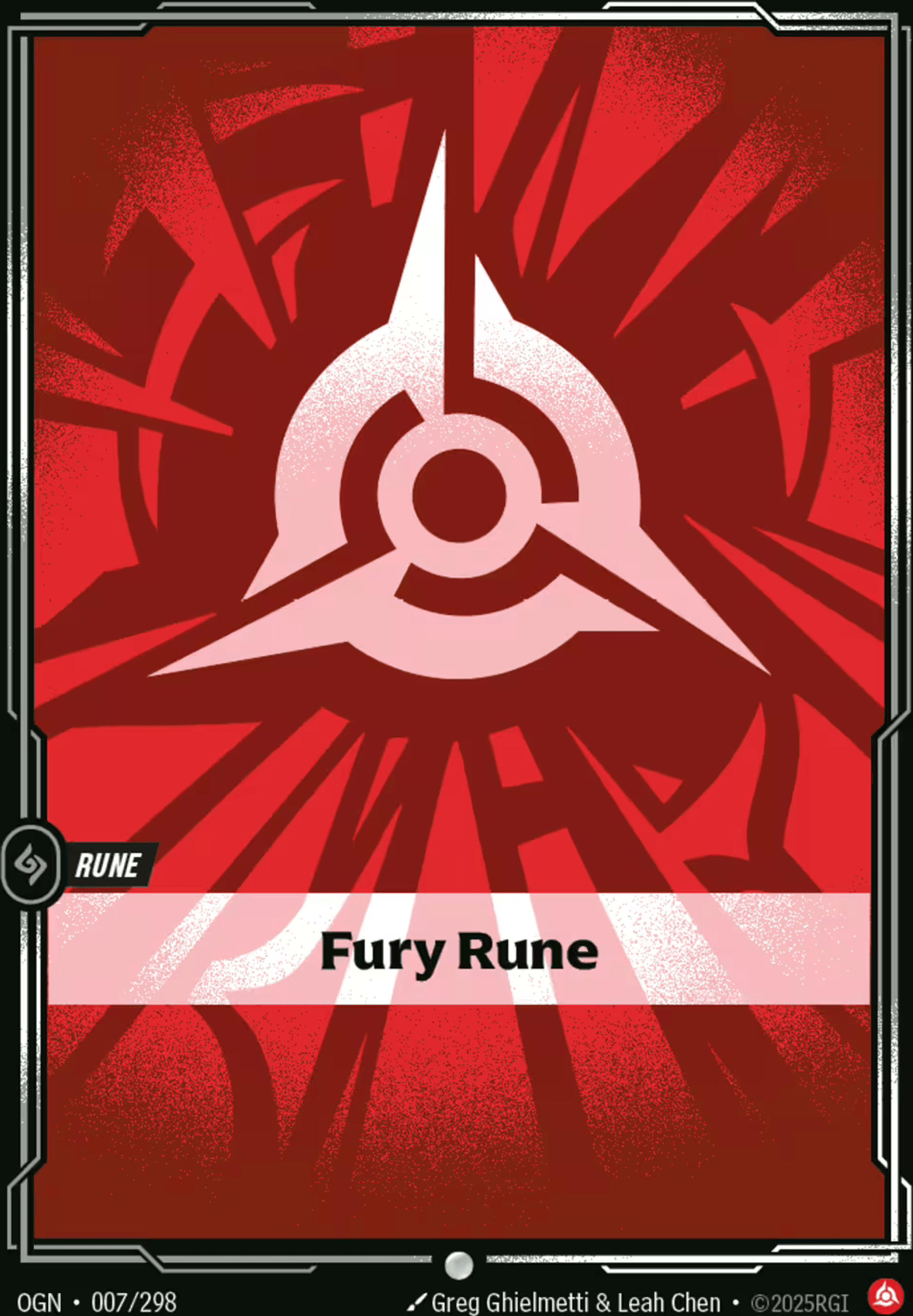 Fury Rune — Origins - Main Set — Riftbound