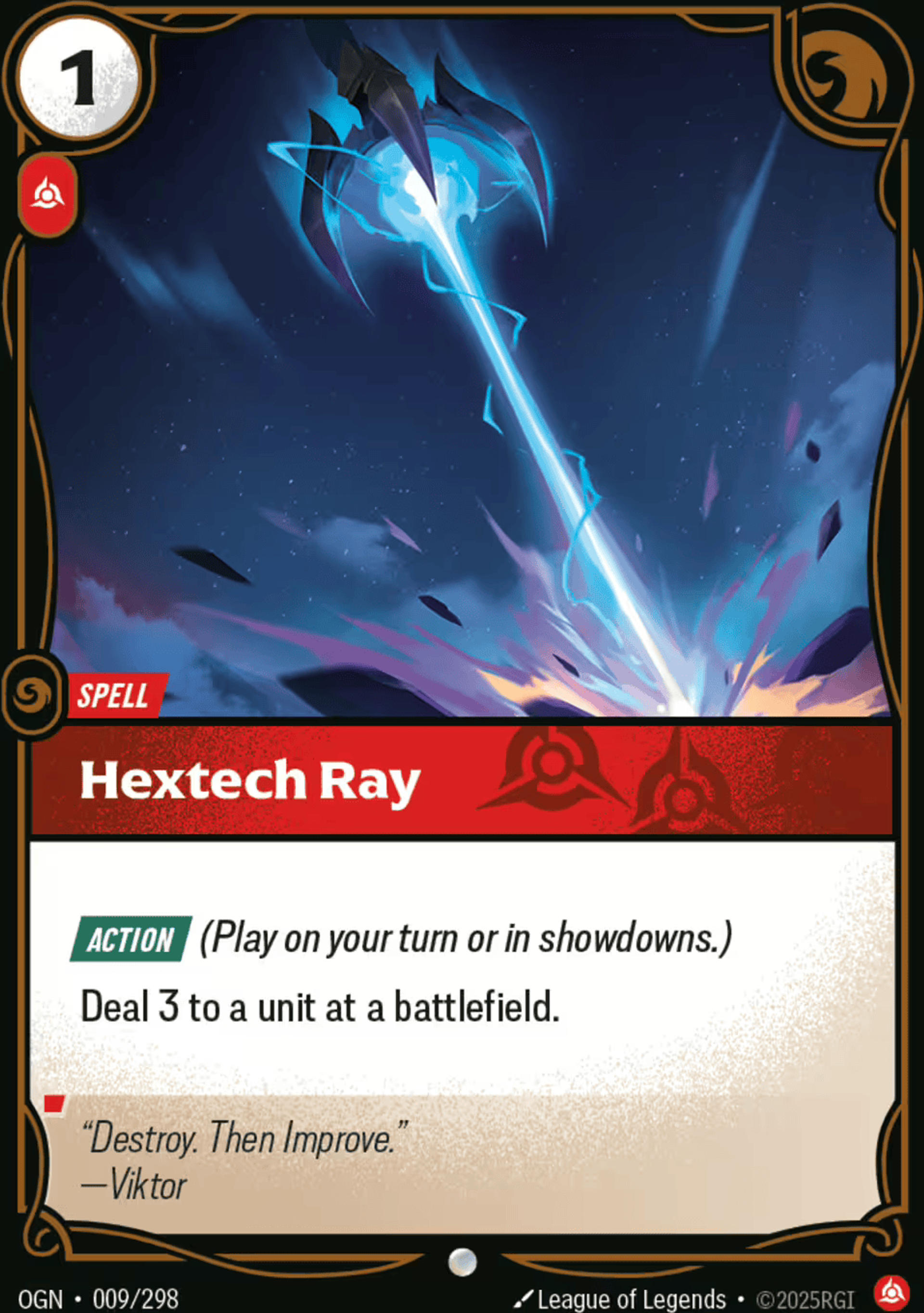 Hextech Ray — Origins - Main Set — Riftbound