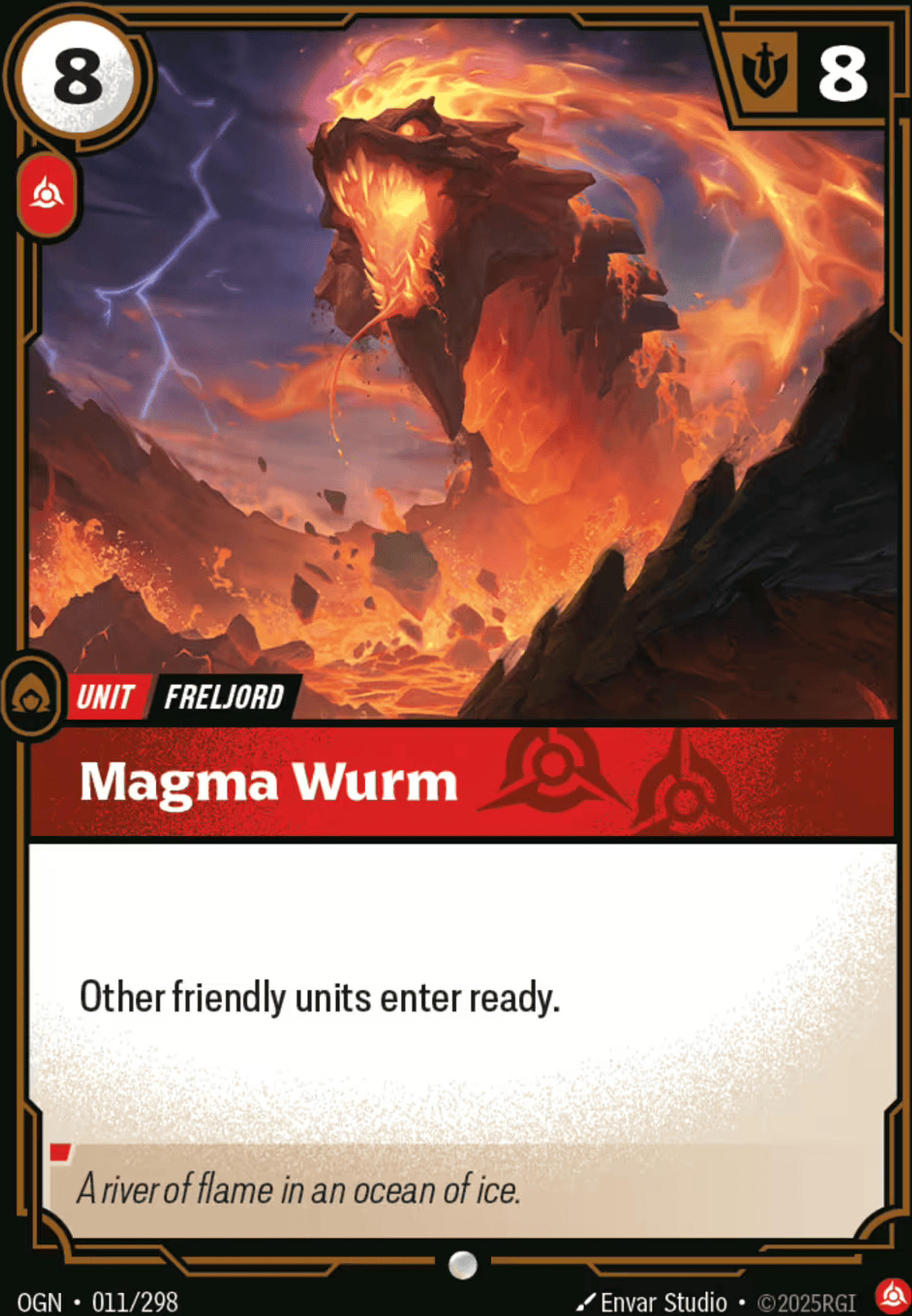 Magma Wurm — Origins - Main Set — Riftbound