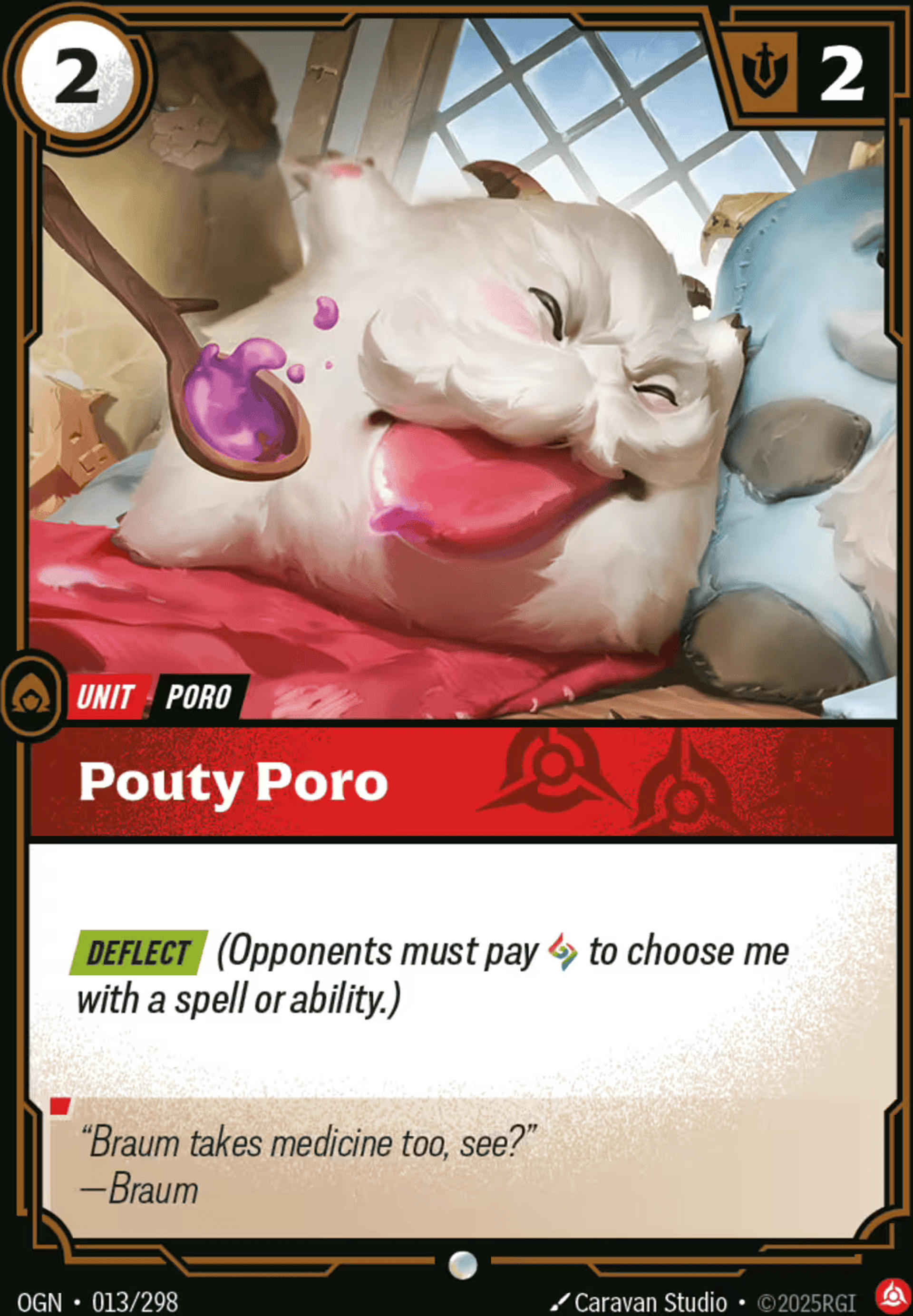 Pouty Poro — Origins - Main Set — Riftbound