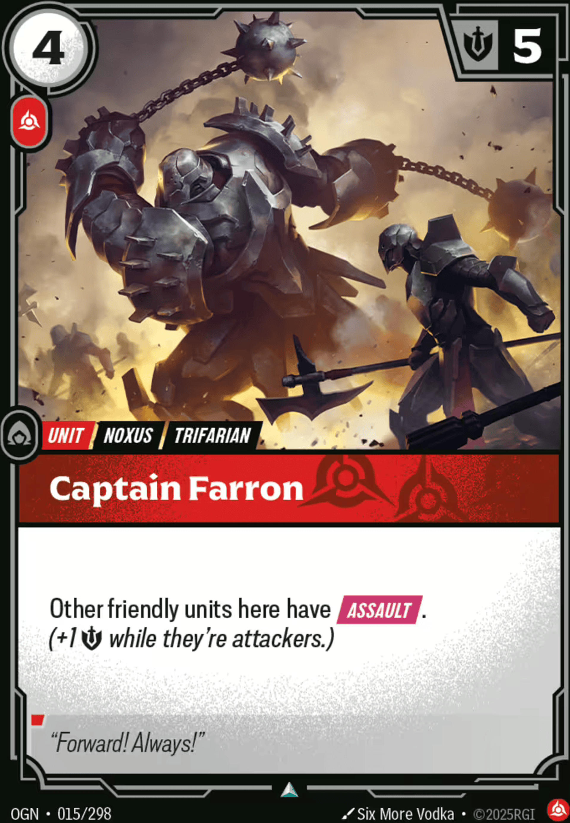 Captain Farron — Origins - Main Set — Riftbound: League of Legends TCG