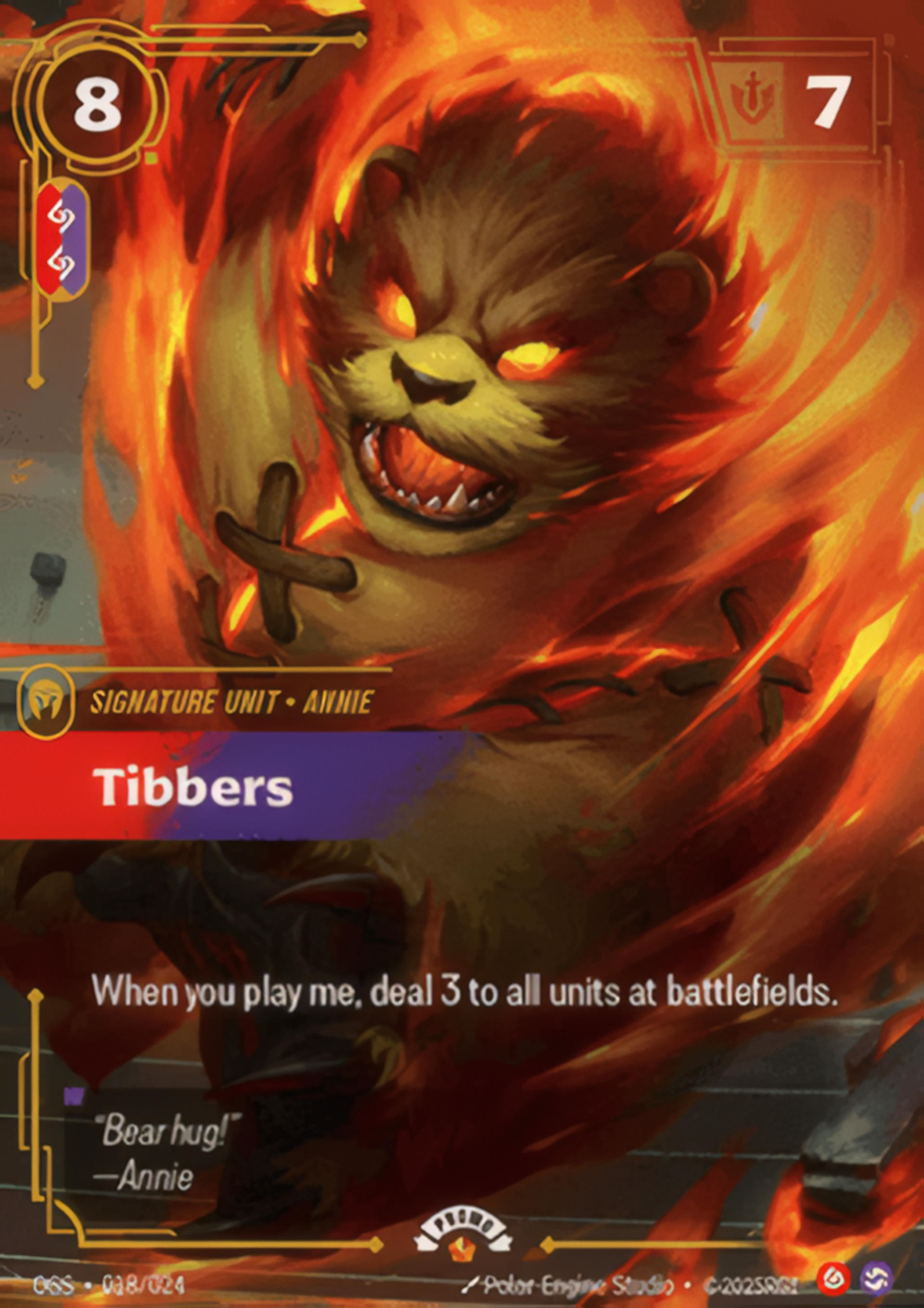Tibbers — Spiritforged - Promo Cards — Riftbound: League of Legends TCG