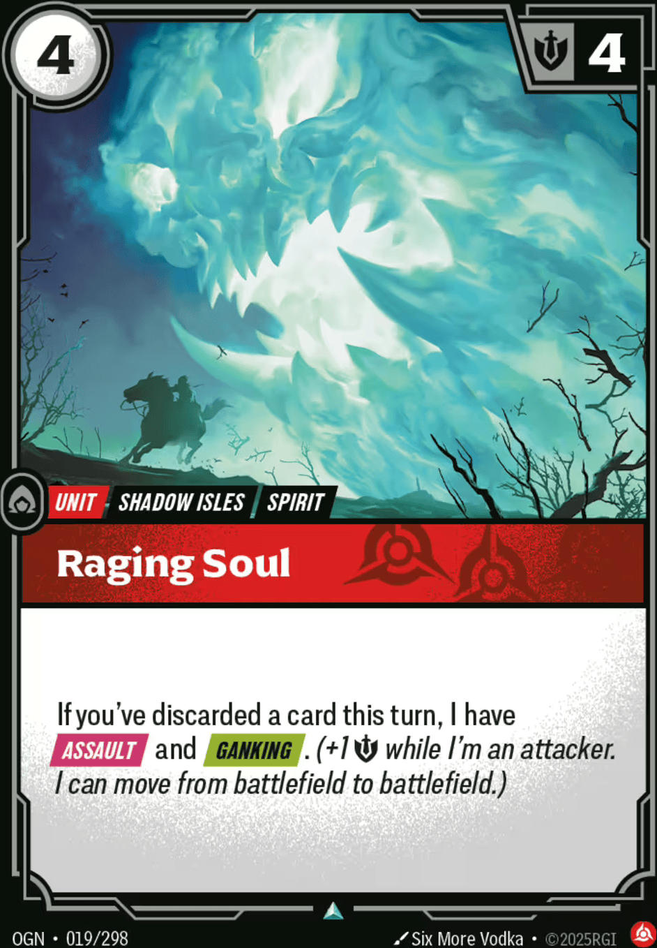 Raging Soul — Origins - Main Set — Riftbound: League of Legends TCG
