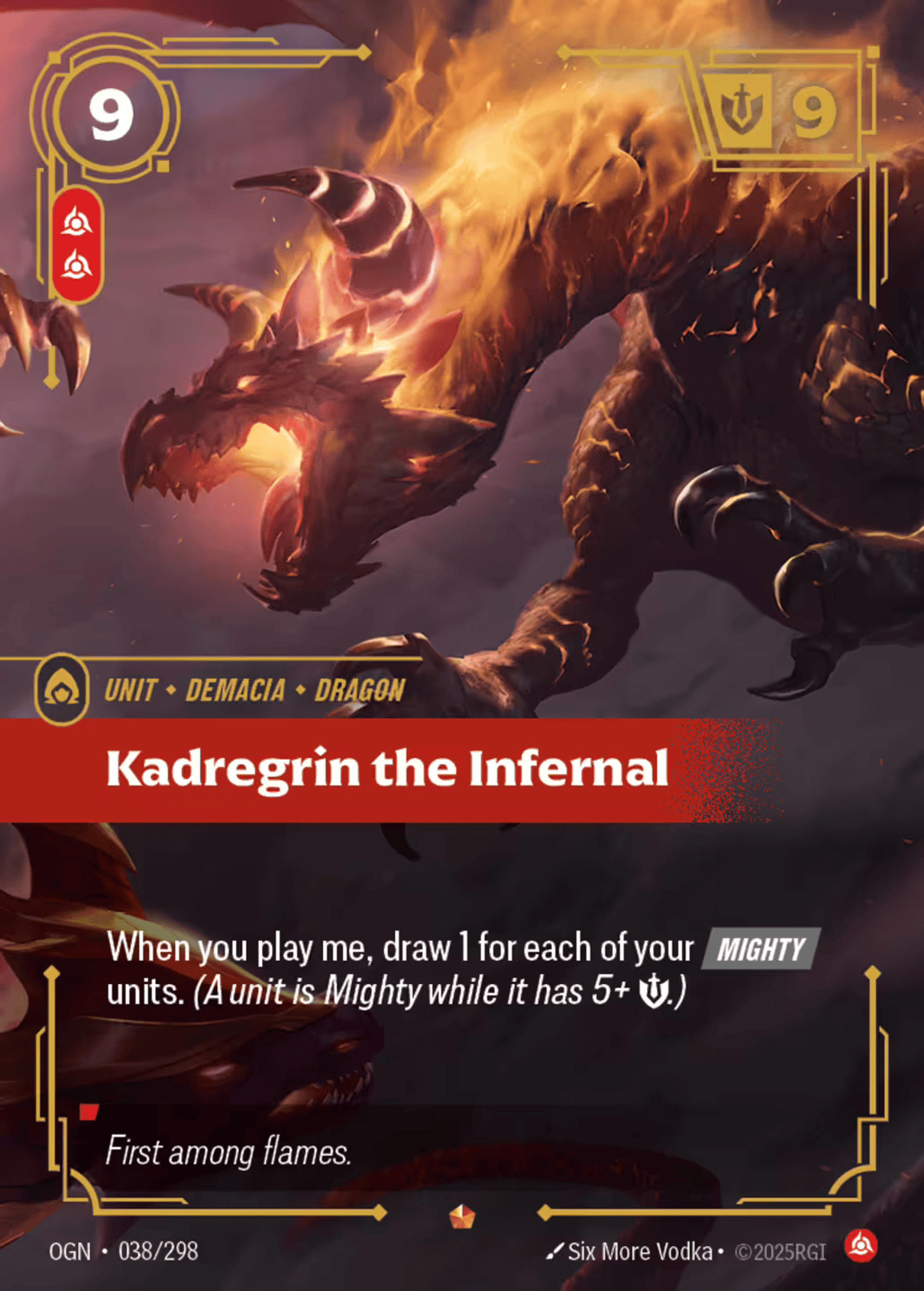Kadregrin the Infernal — Origins - Main Set — Riftbound: League of Legends TCG