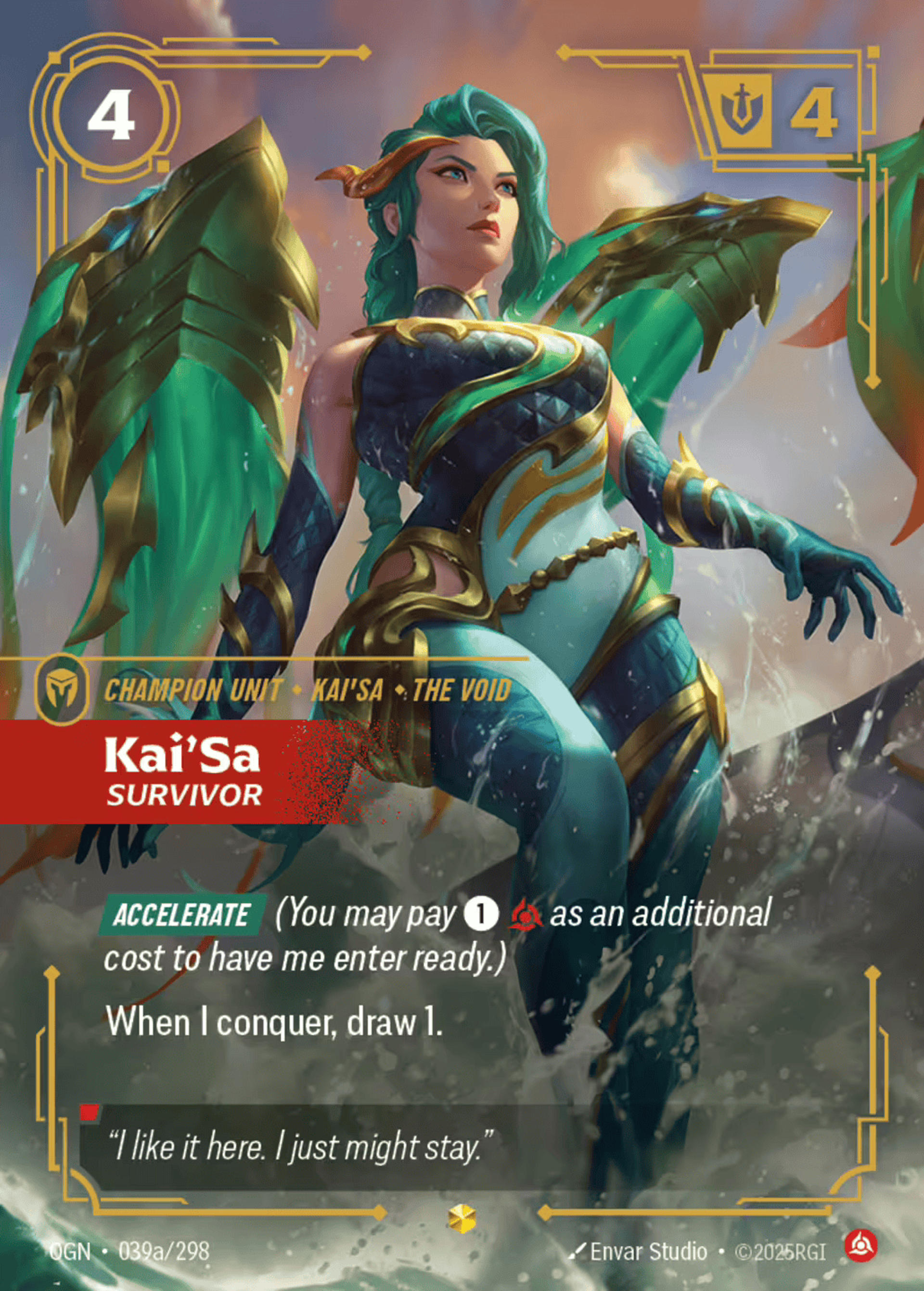 Kai'Sa - Survivor (alt) — Origins - Main Set — Riftbound