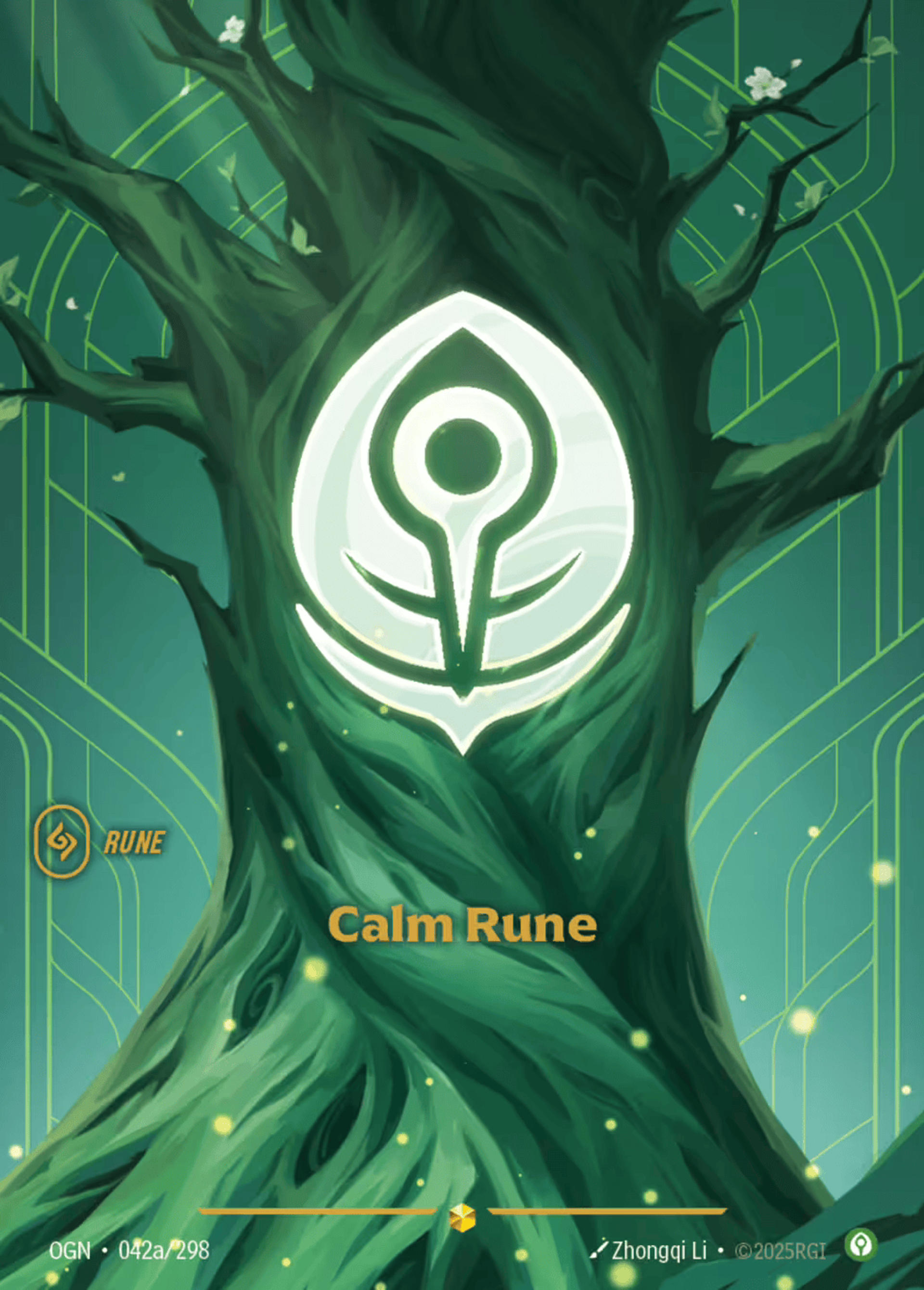 Calm Rune (alt) — Origins - Main Set — Riftbound