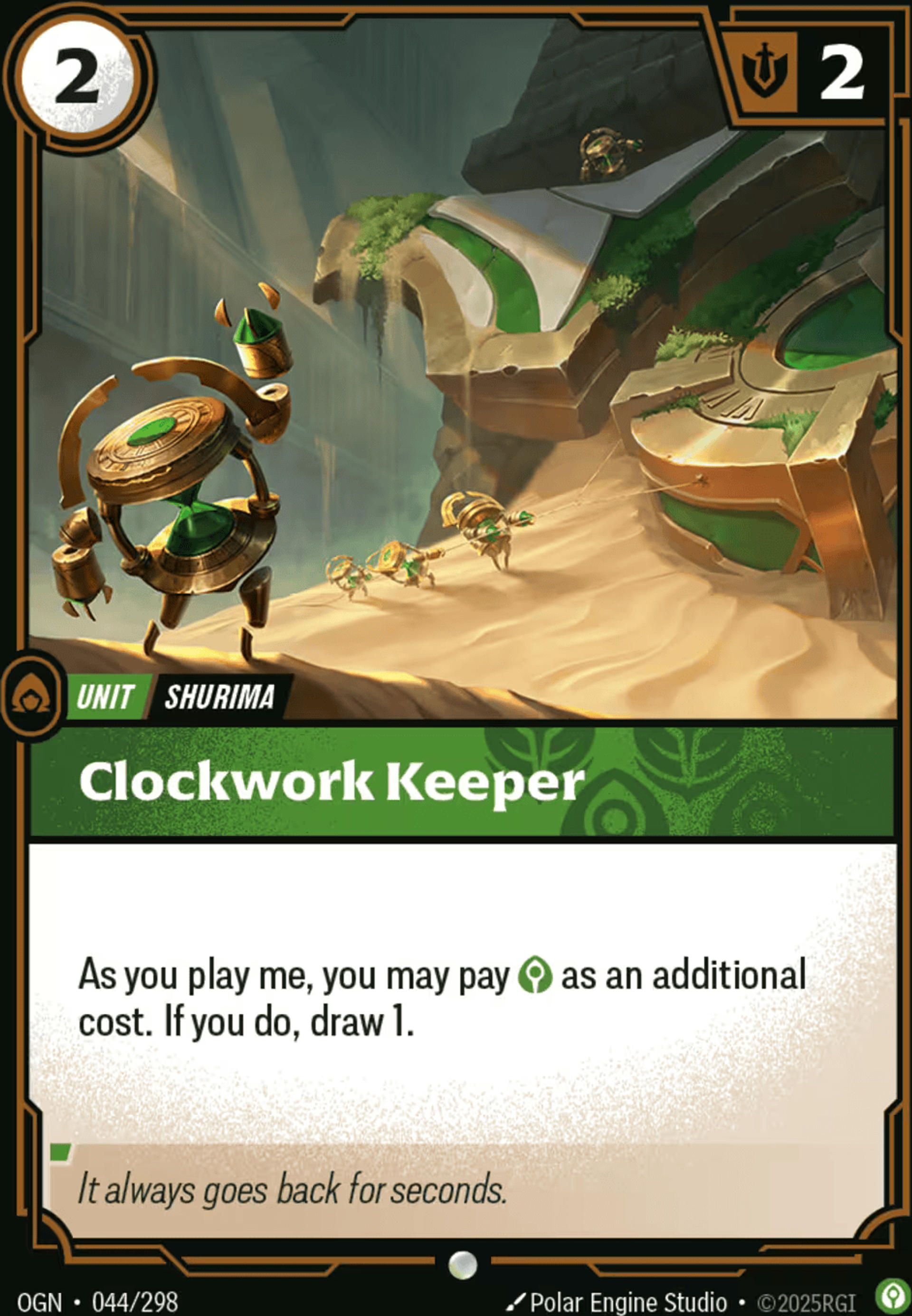 Clockwork Keeper — Origins - Main Set — Riftbound