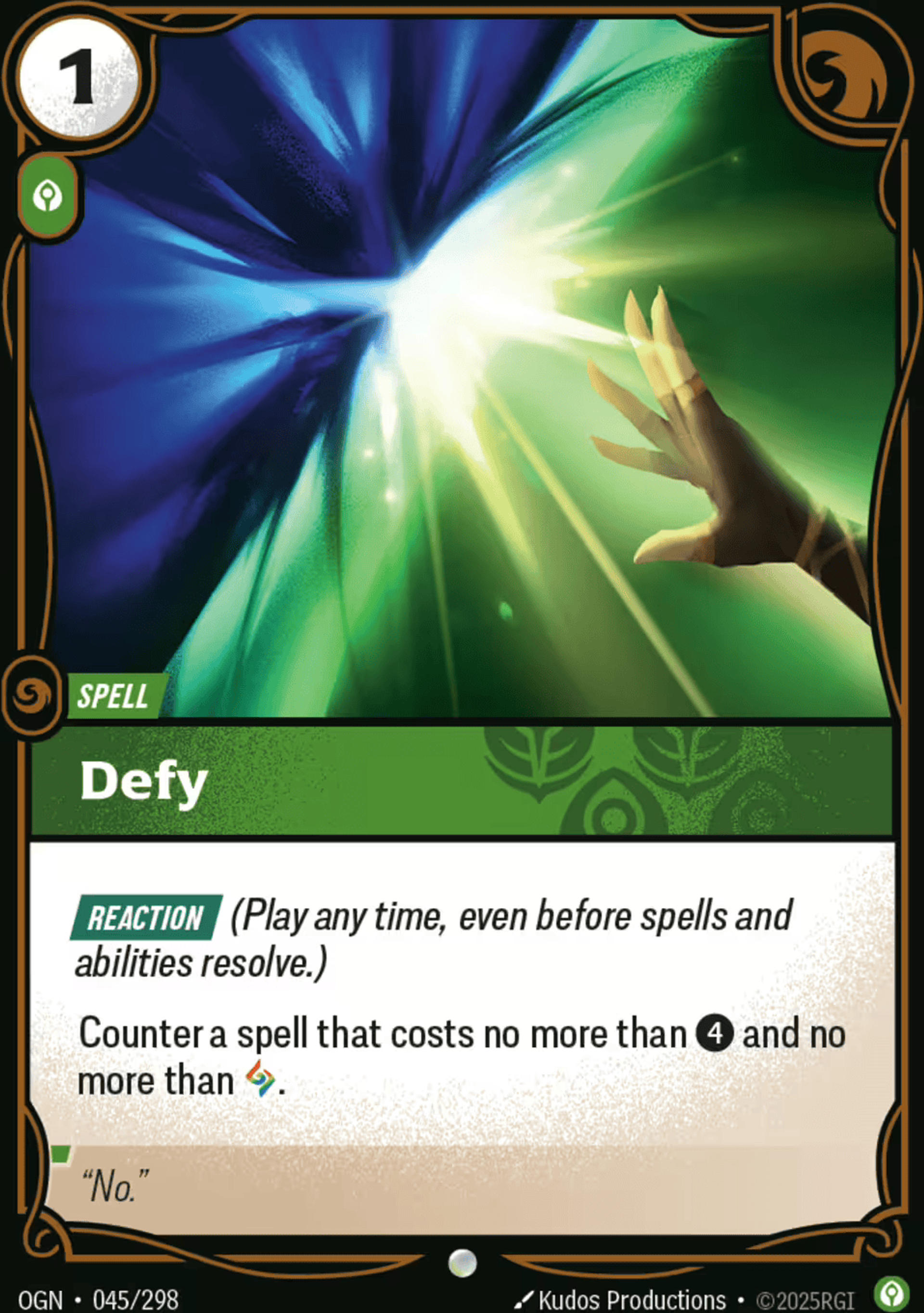 Defy — Origins - Main Set — Riftbound