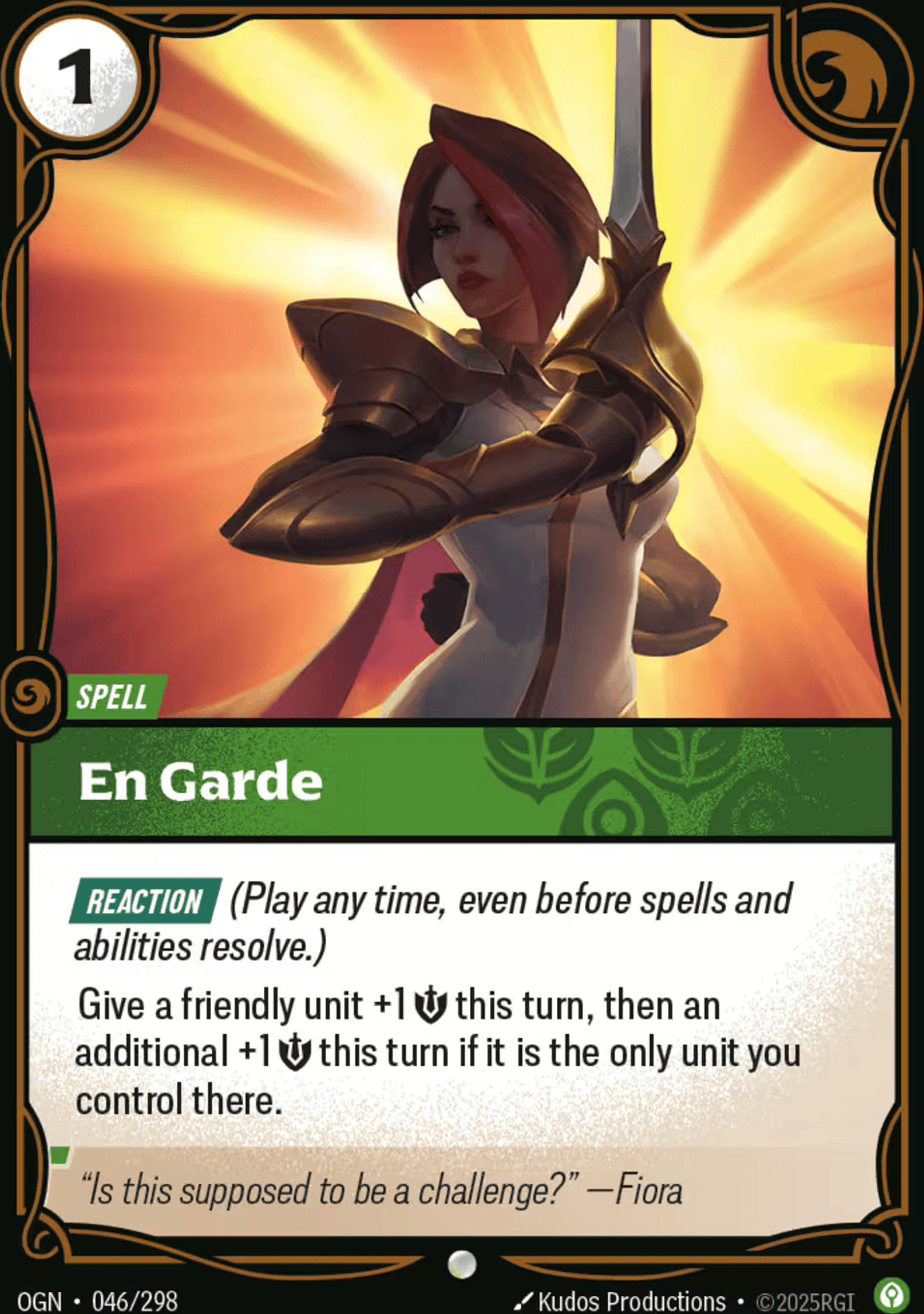 En Garde — Origins - Main Set — Riftbound