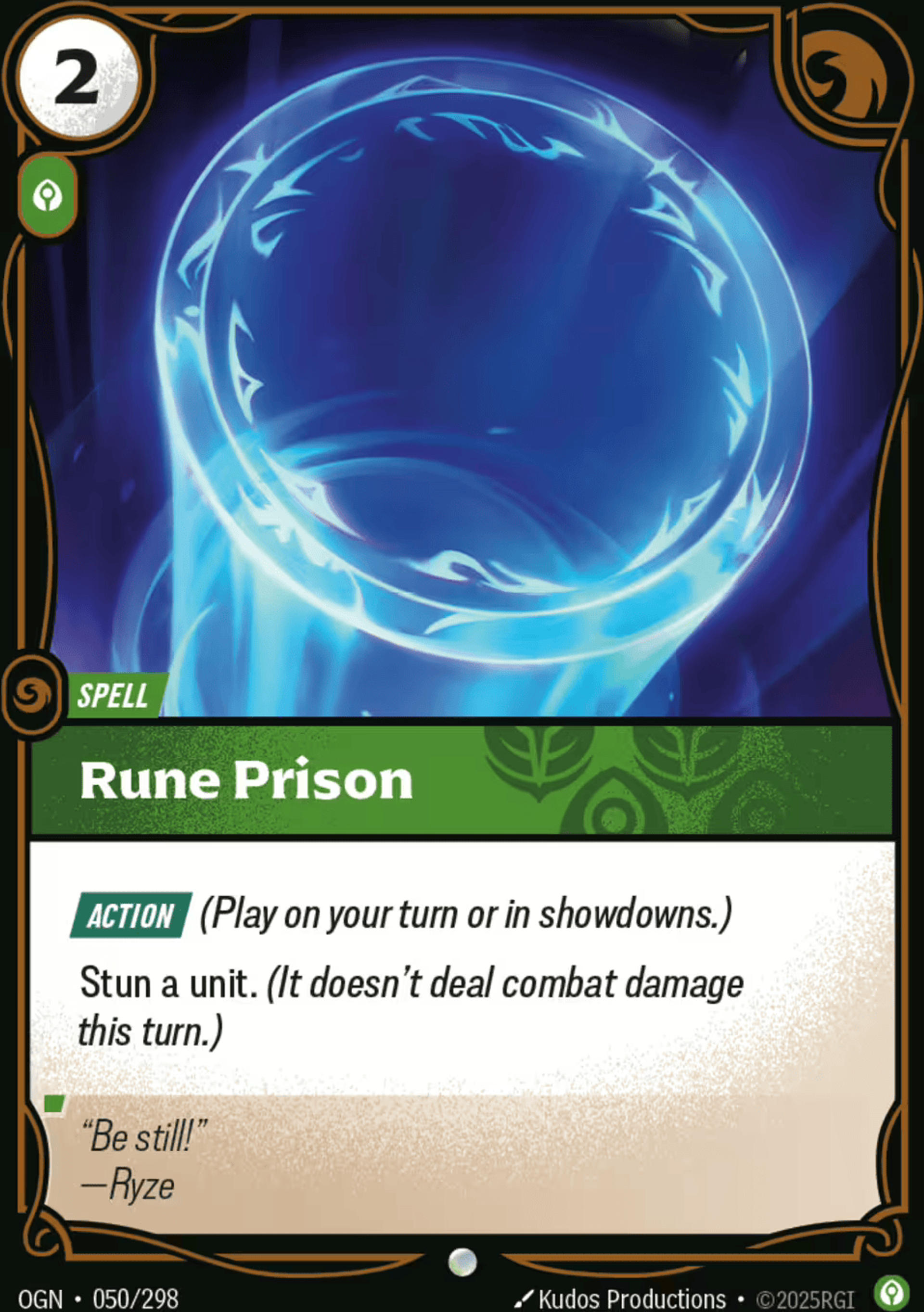 Rune Prison — Origins - Main Set — Riftbound