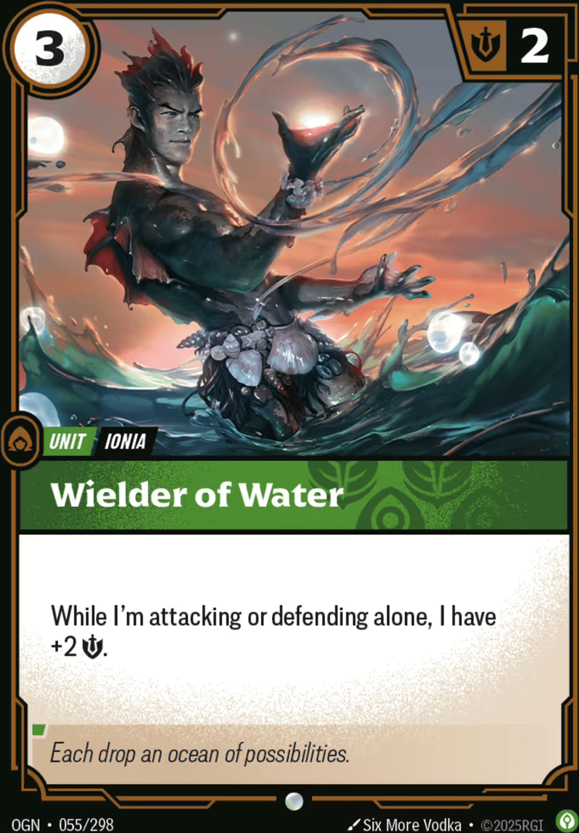 Wielder of Water — Origins - Main Set — Riftbound
