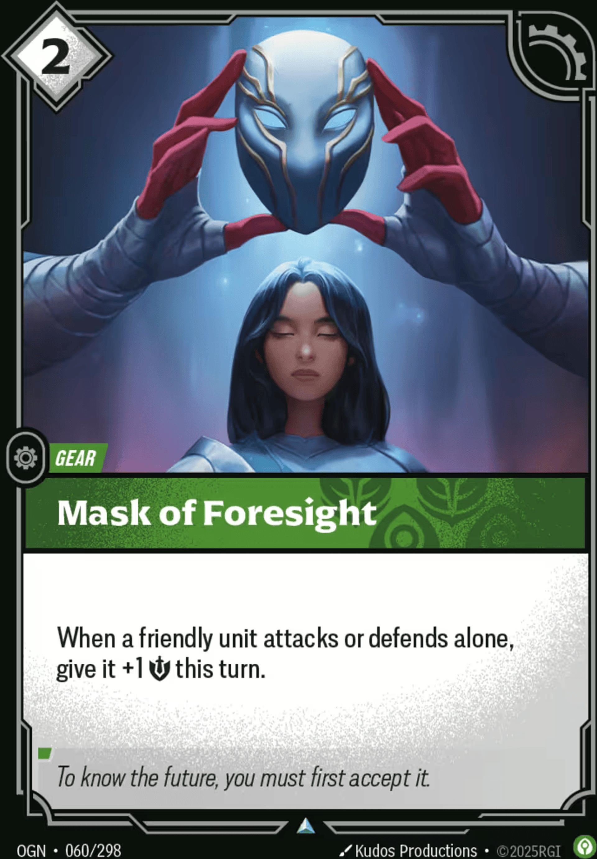 Mask of Foresight — Origins - Main Set — Riftbound