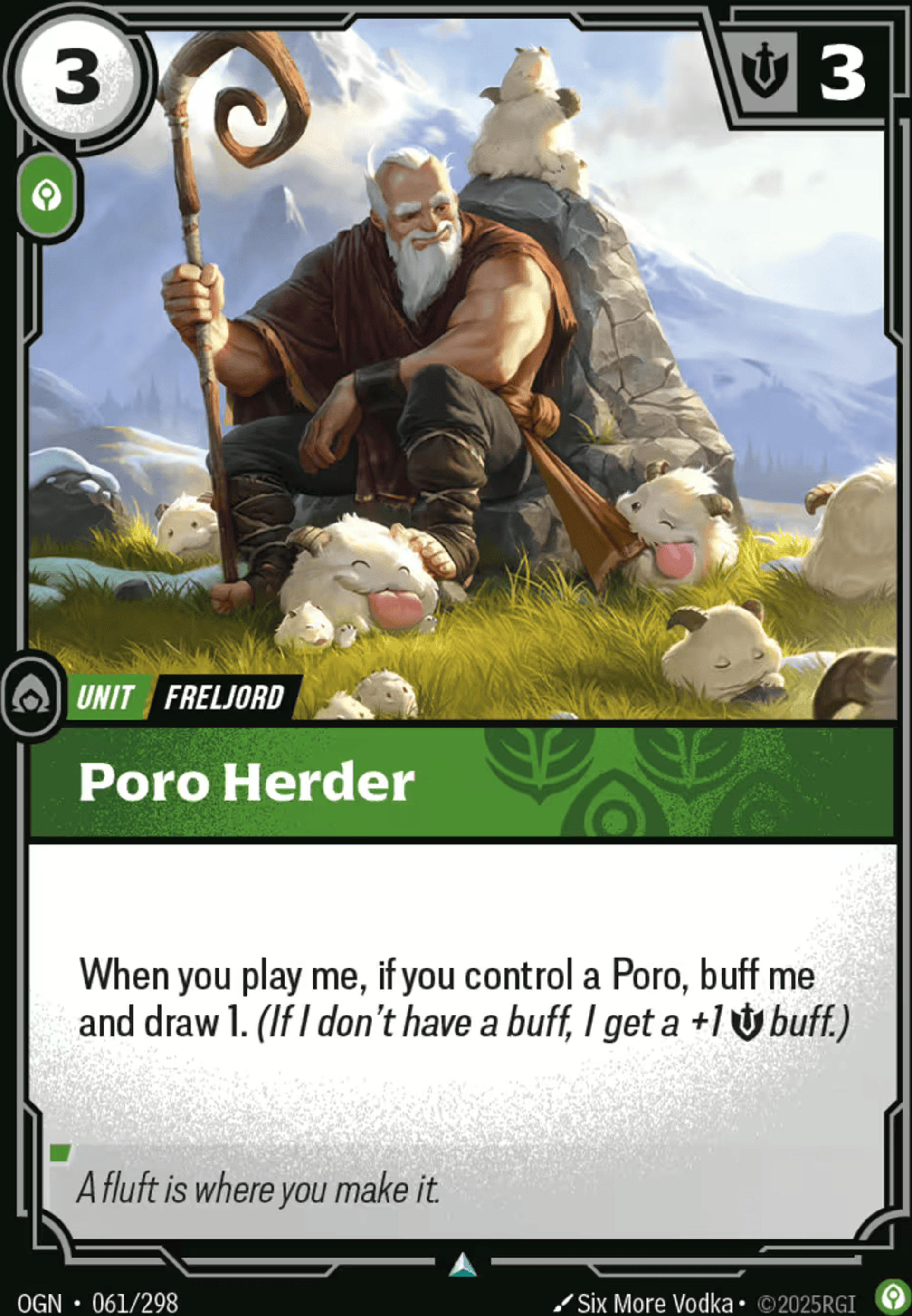 Poro Herder — Origins - Main Set — Riftbound