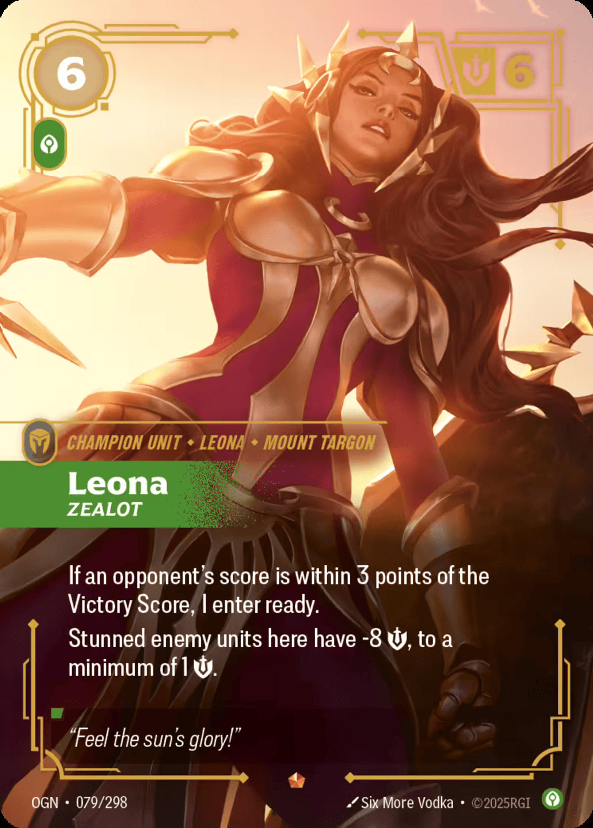 Leona - Zealot — Origins - Main Set — Riftbound