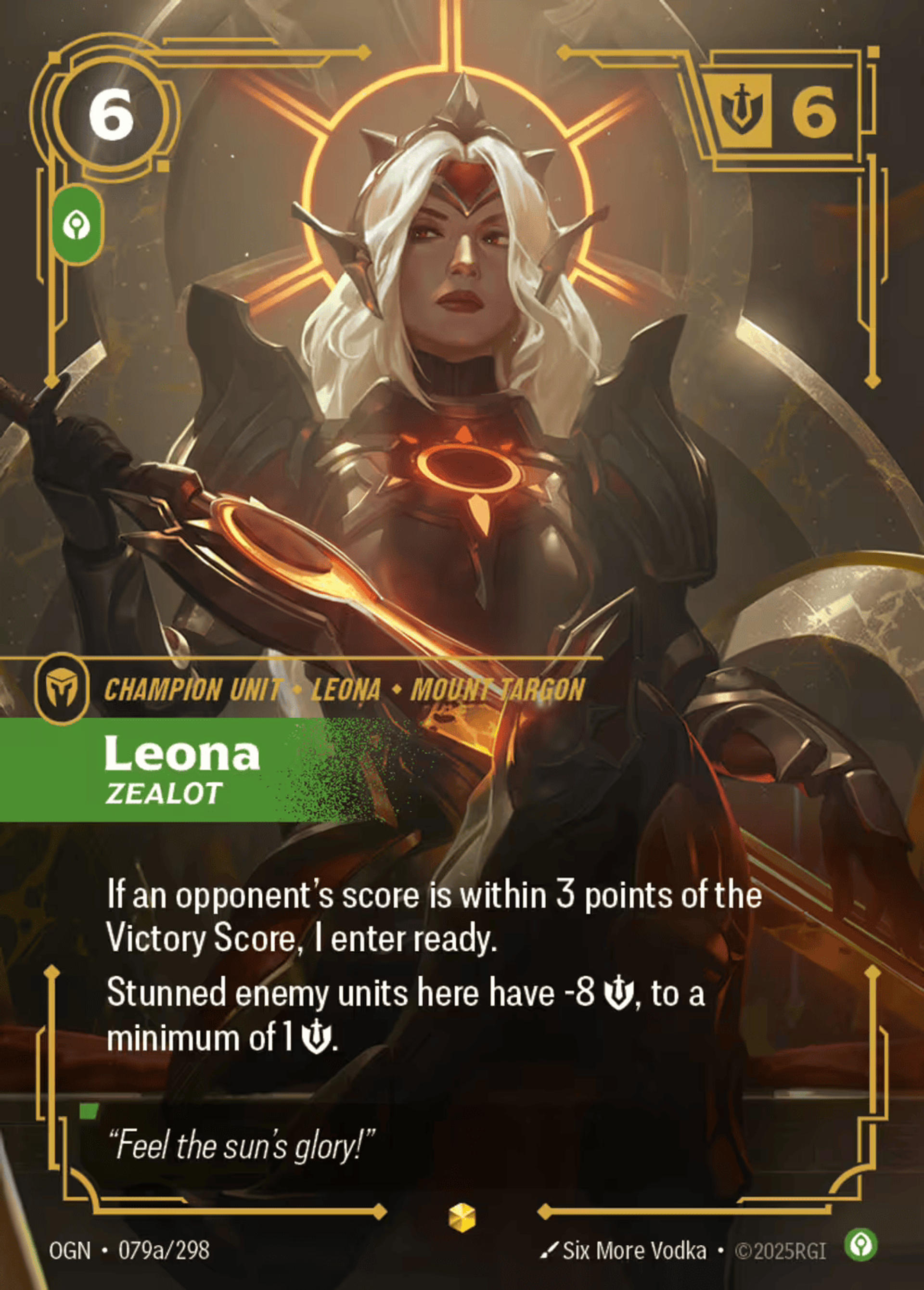 Leona - Zealot (alt) — Origins - Main Set — Riftbound