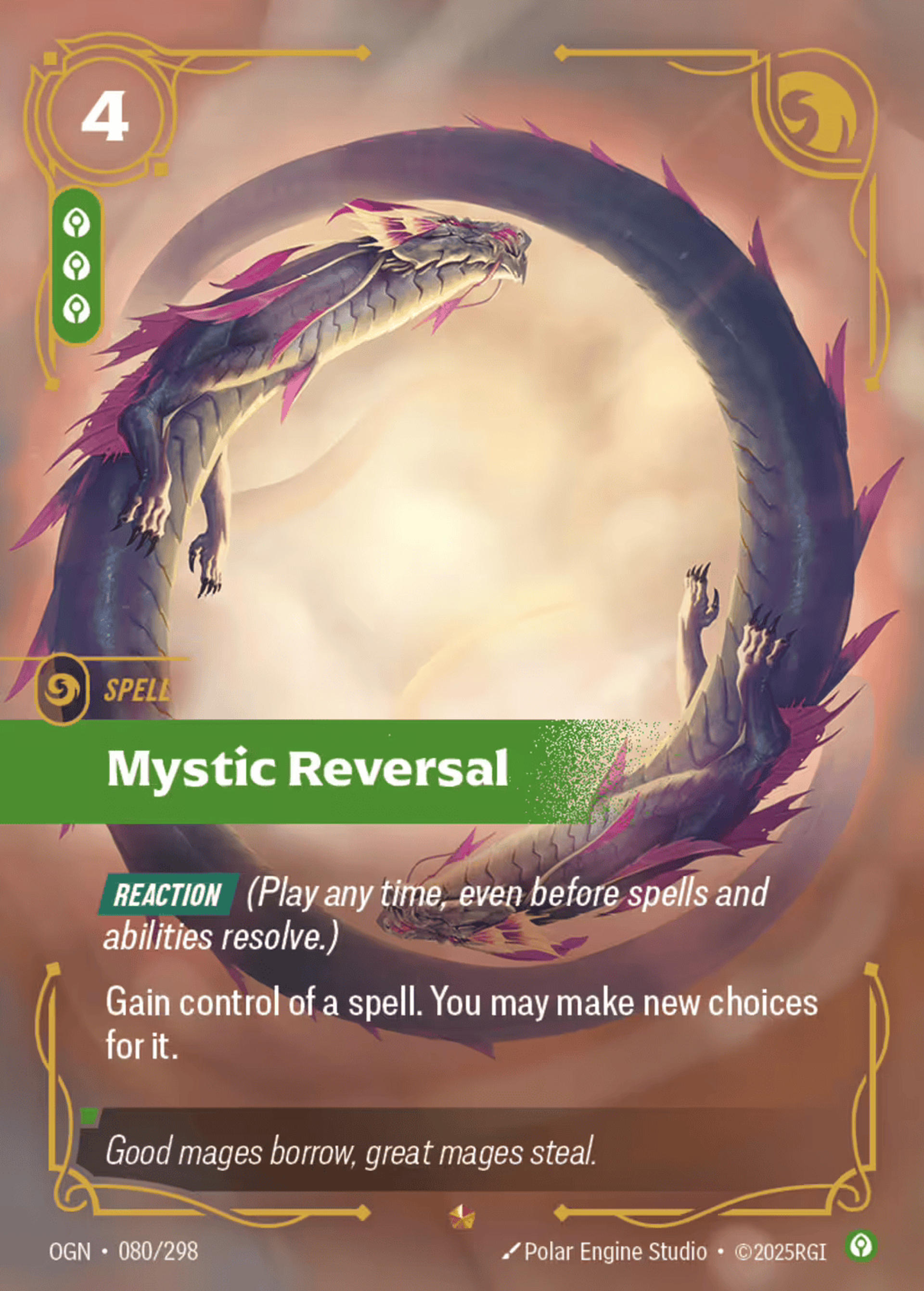 Mystic Reversal — Origins - Main Set — Riftbound: League of Legends TCG