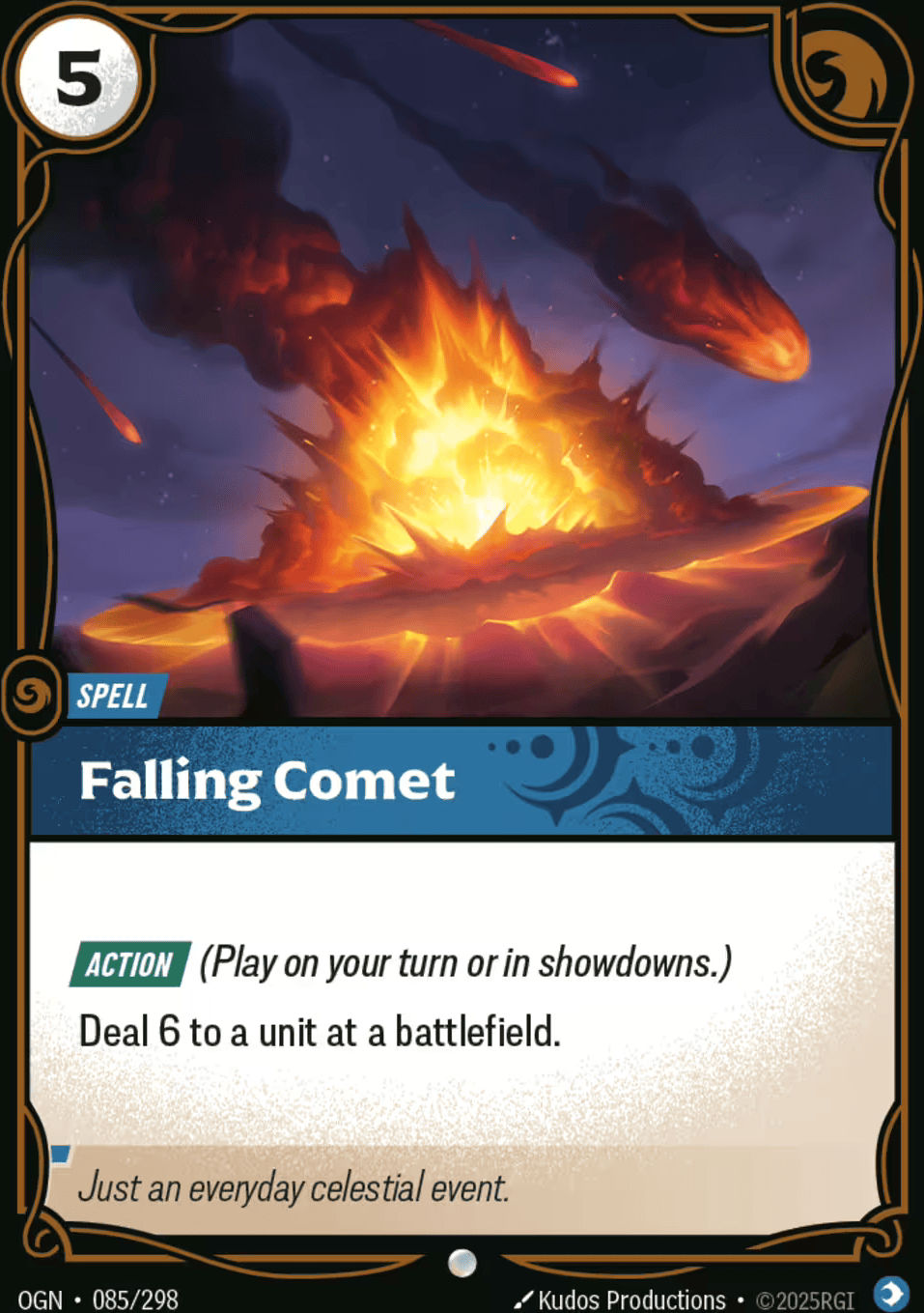 Falling Comet