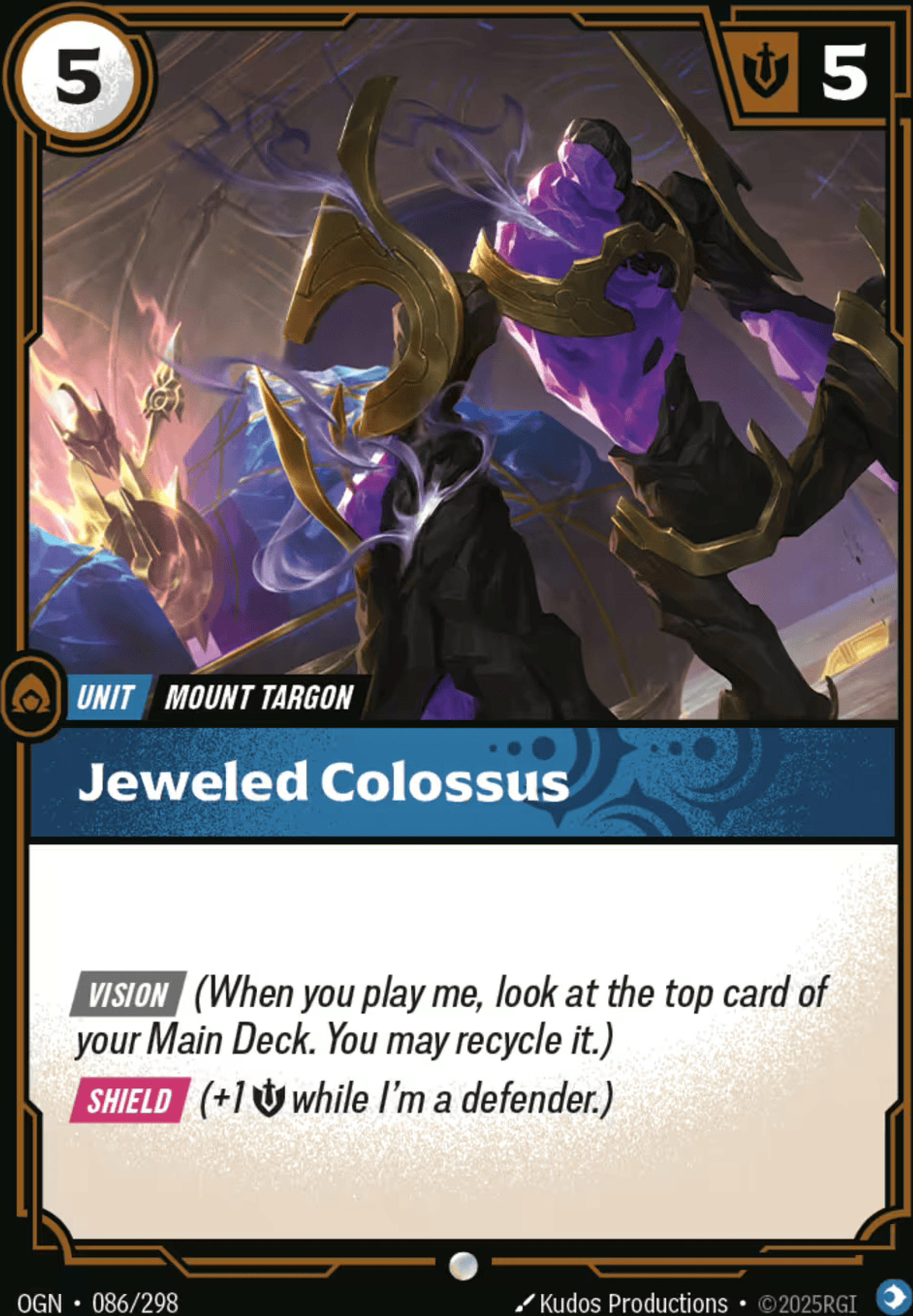 Jeweled Colossus — Origins - Main Set — Riftbound