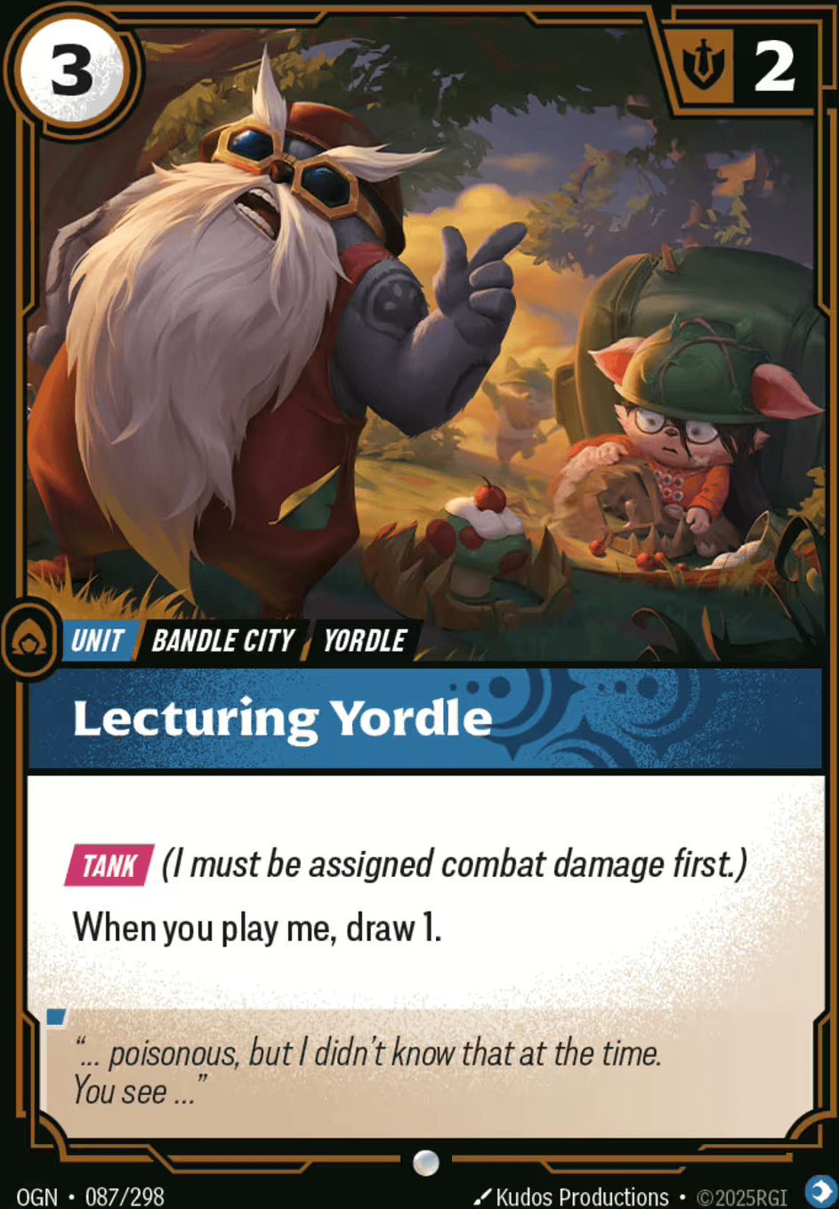 Lecturing Yordle