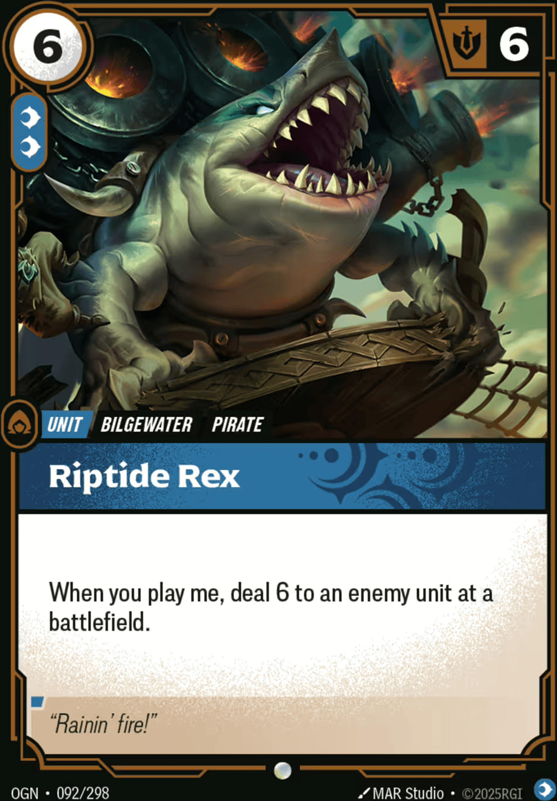 Riptide Rex — Origins - Main Set — Riftbound