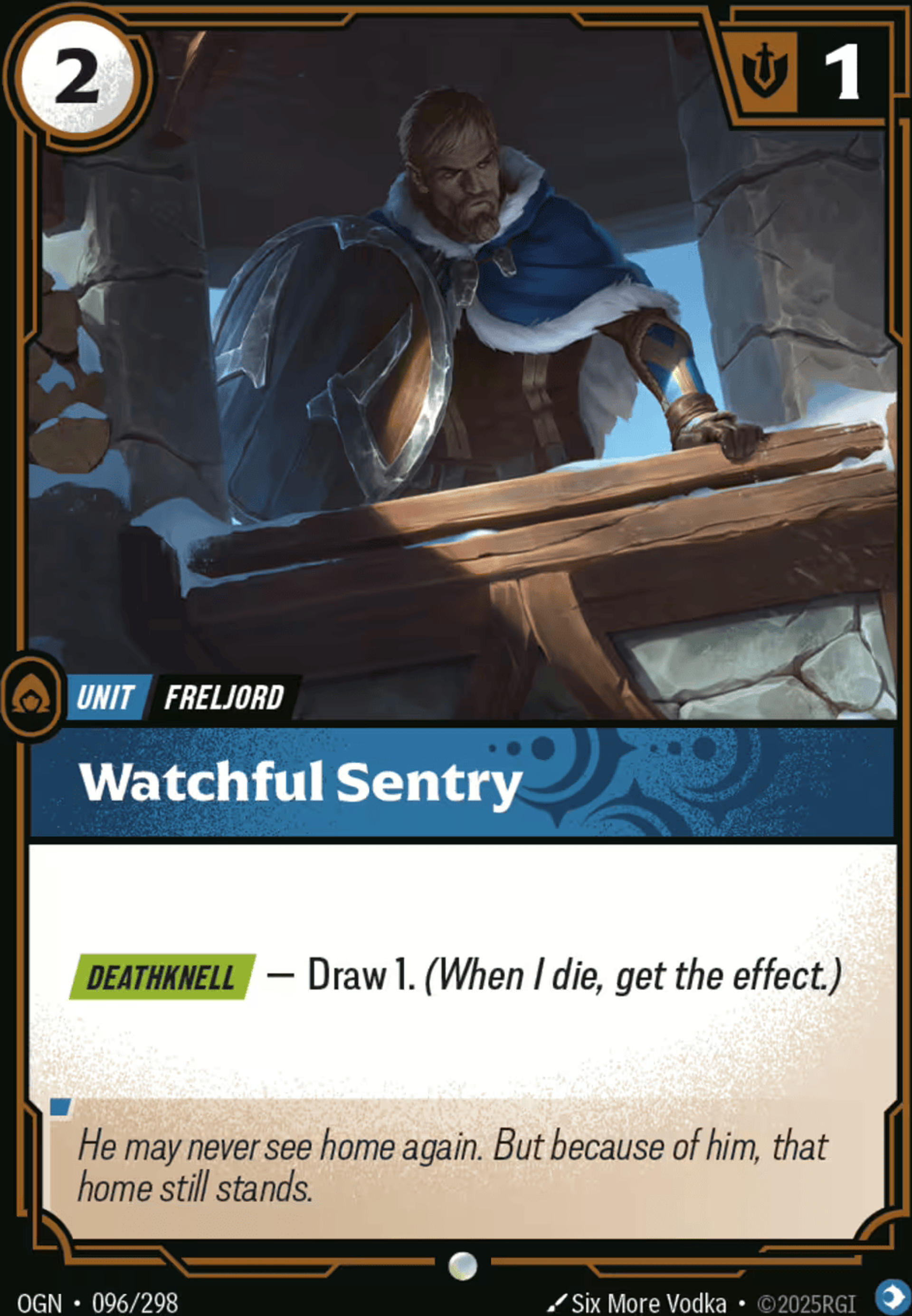 Watchful Sentry — Origins - Main Set — Riftbound