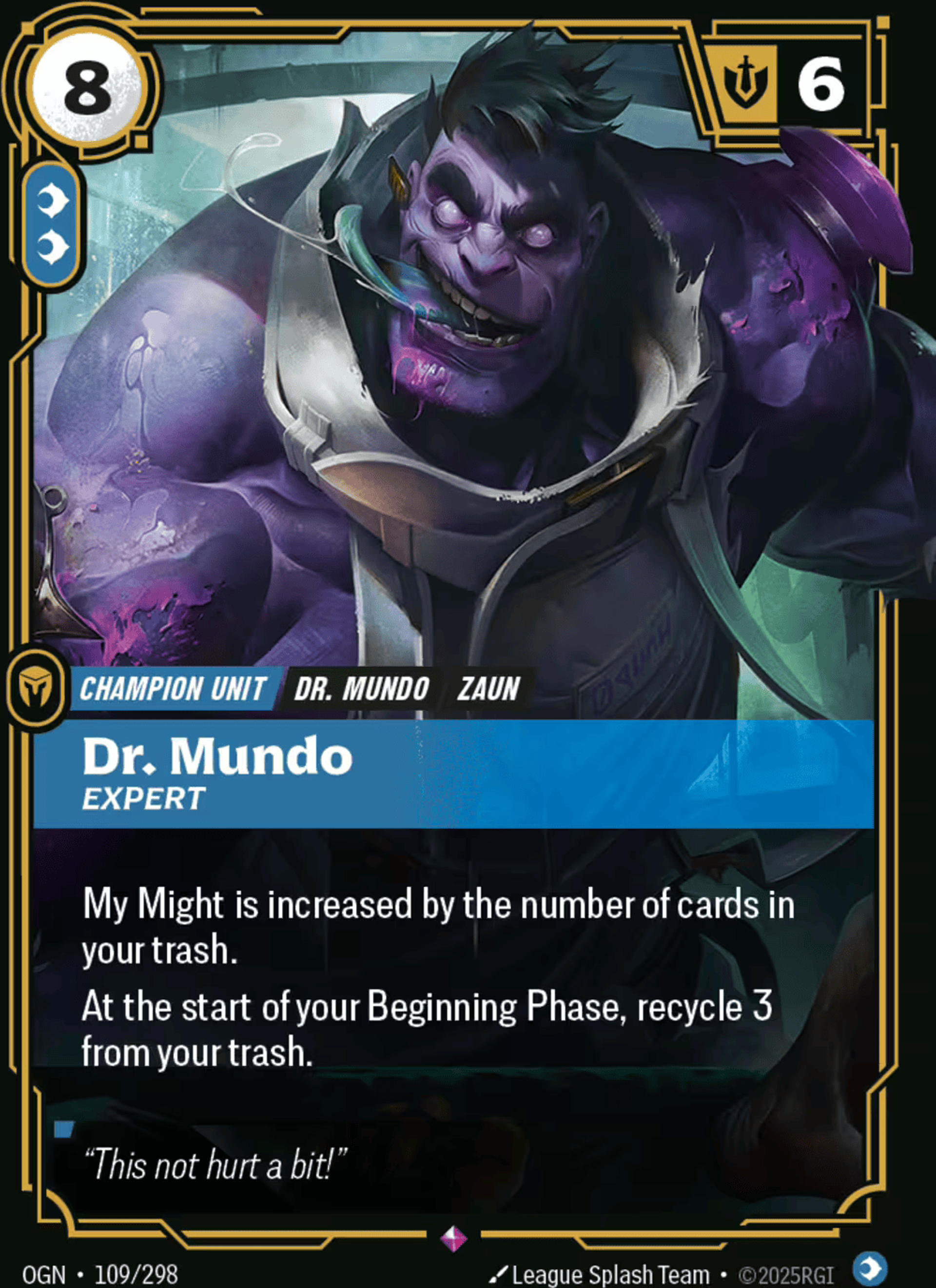 Dr. Mundo - Expert — Origins - Main Set — Riftbound