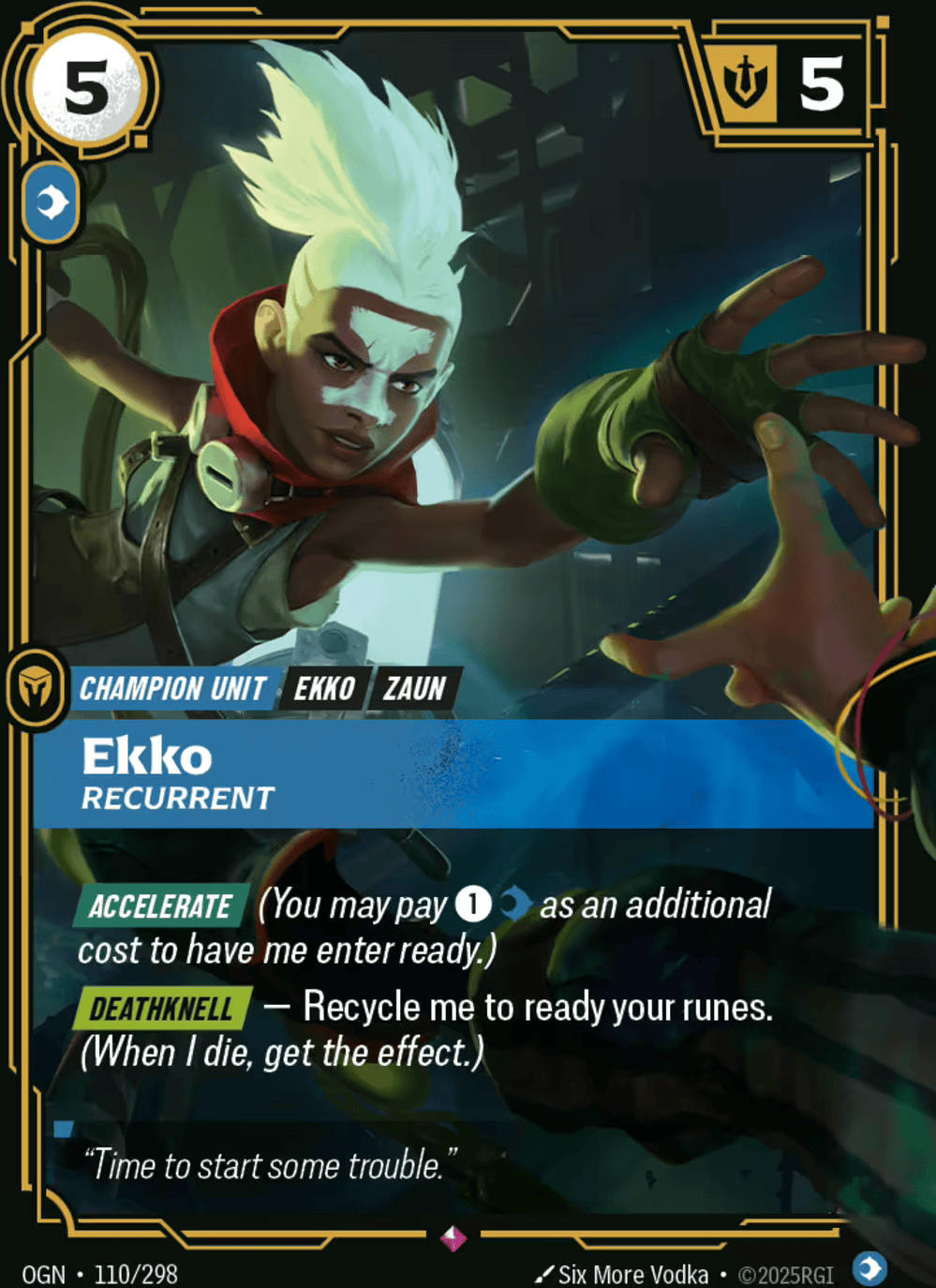 Ekko - Recurrent — Origins - Main Set — Riftbound