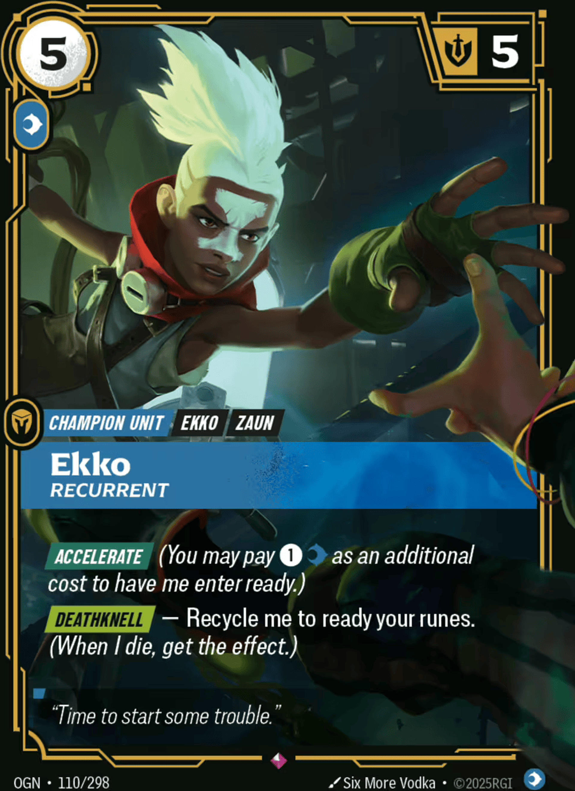 Ekko - Recurrent — Origins - Main Set — Riftbound