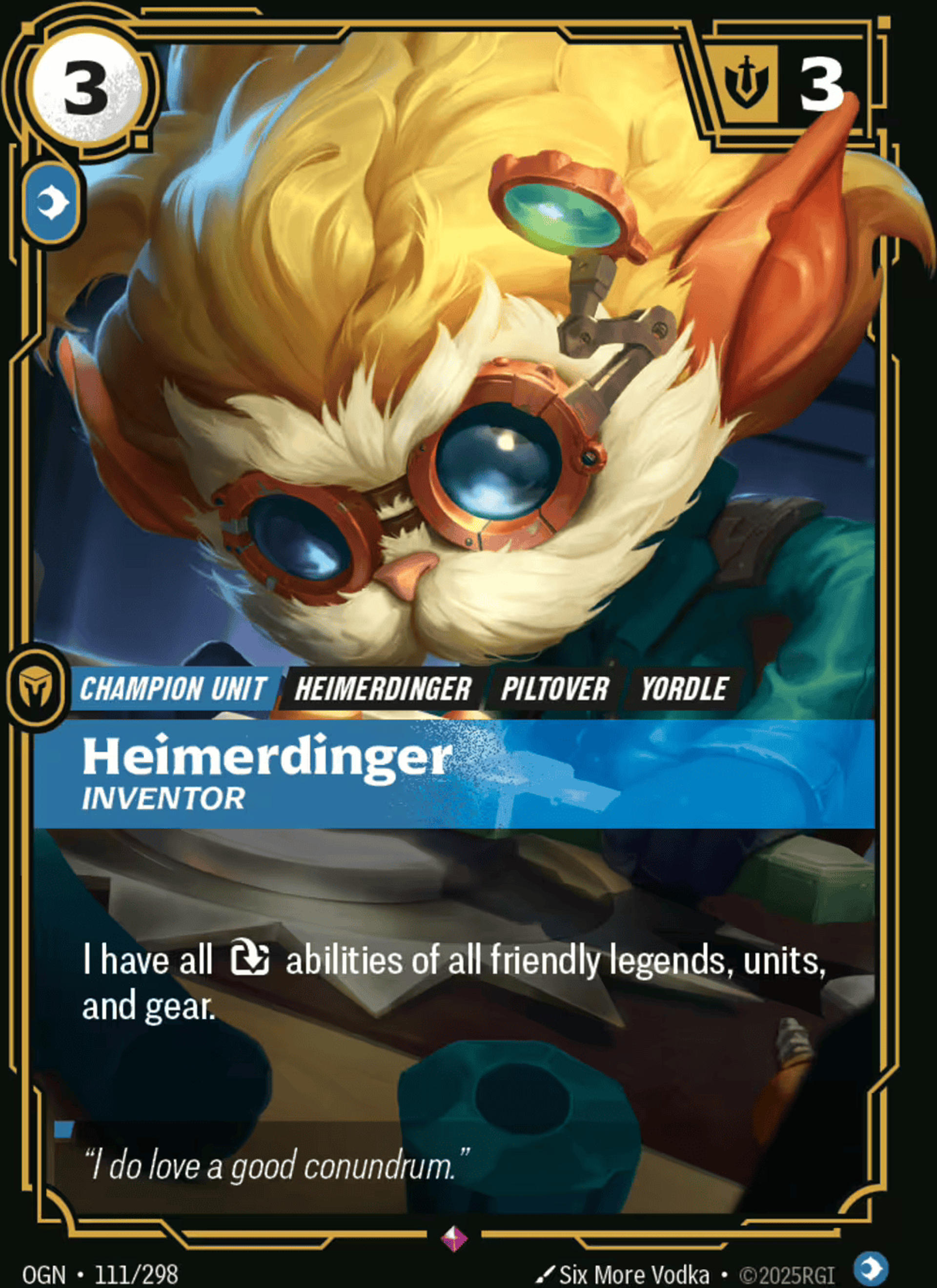 Heimerdinger - Inventor — Origins - Main Set — Riftbound