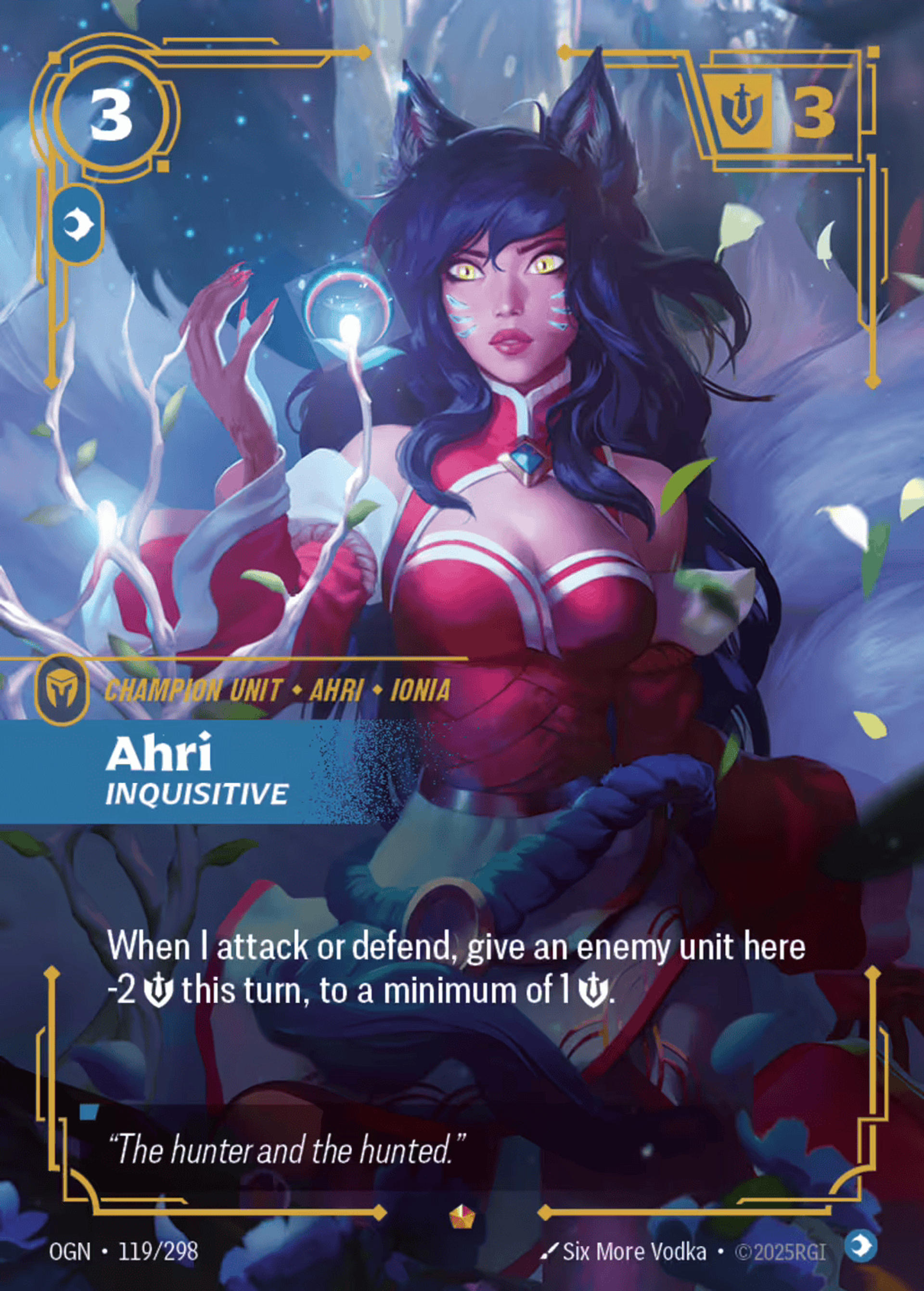 Ahri - Inquisitive — Origins - Main Set — Riftbound