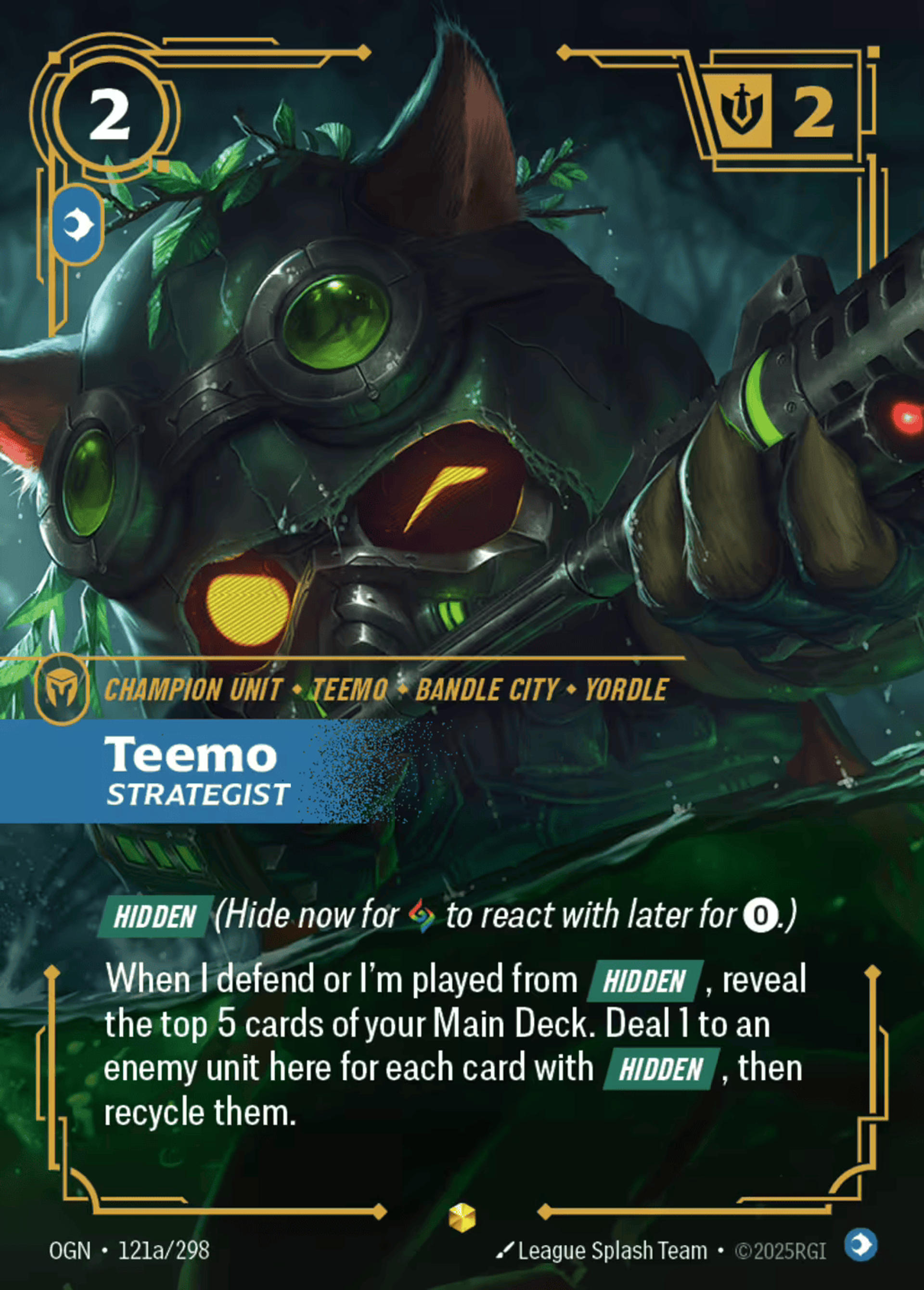 Teemo - Strategist (alt) — Origins - Main Set — Riftbound
