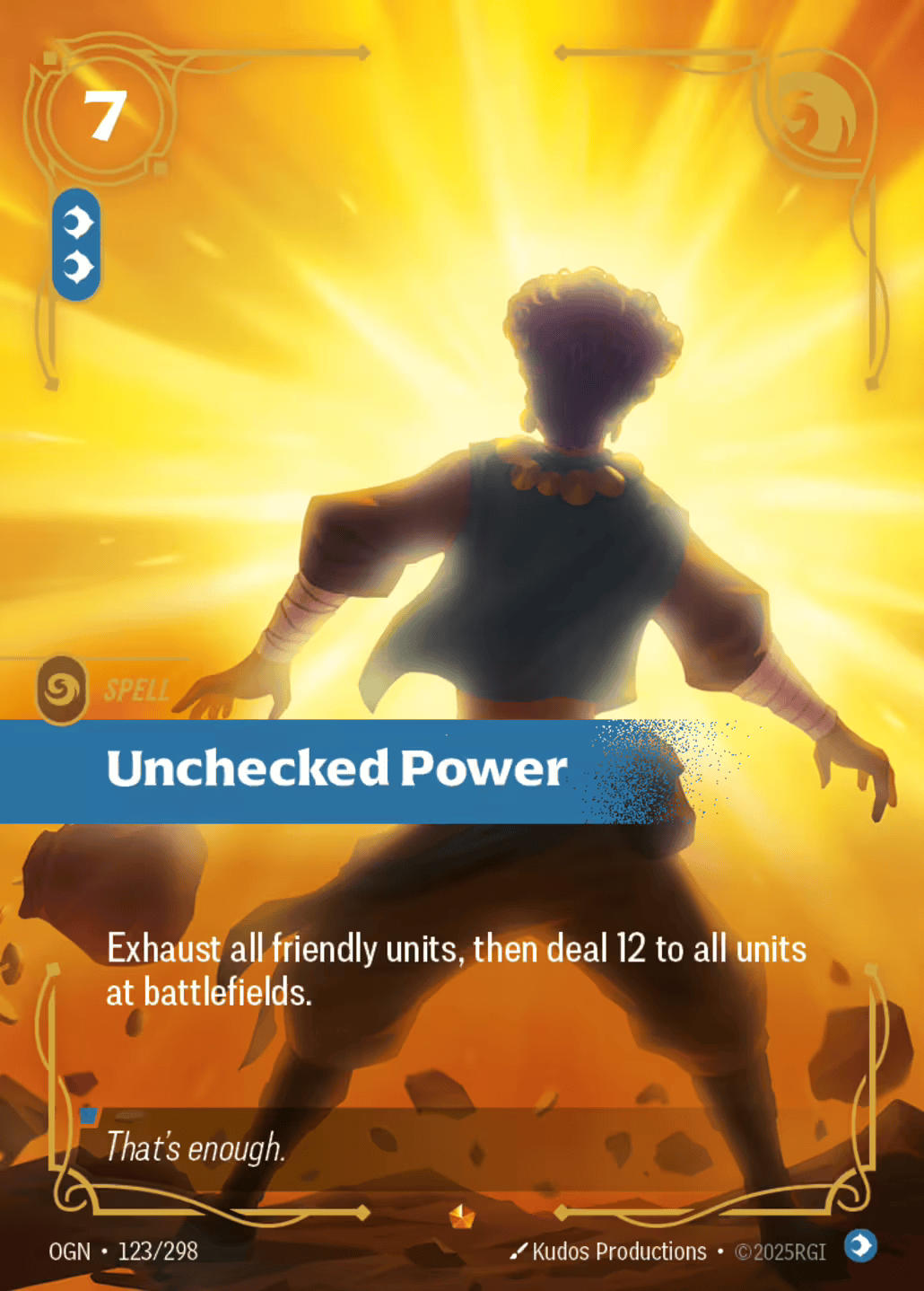 Unchecked Power — Origins - Main Set — Riftbound